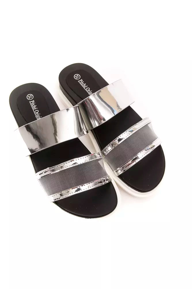 Péché Originel Silver Women Sandal LUNESCAPE