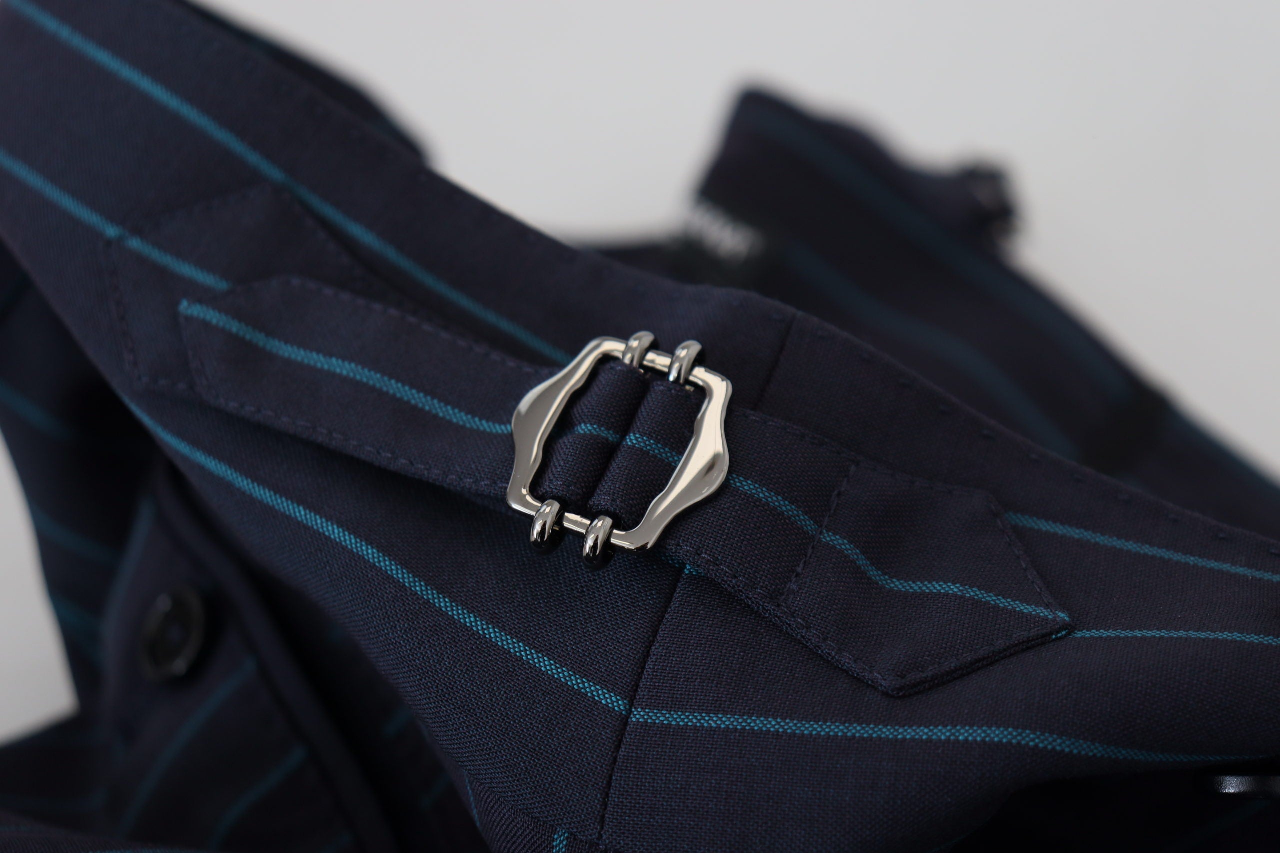 Dolce & Gabbana Elegant Stripe Virgin Wool Trousers LUNESCAPE