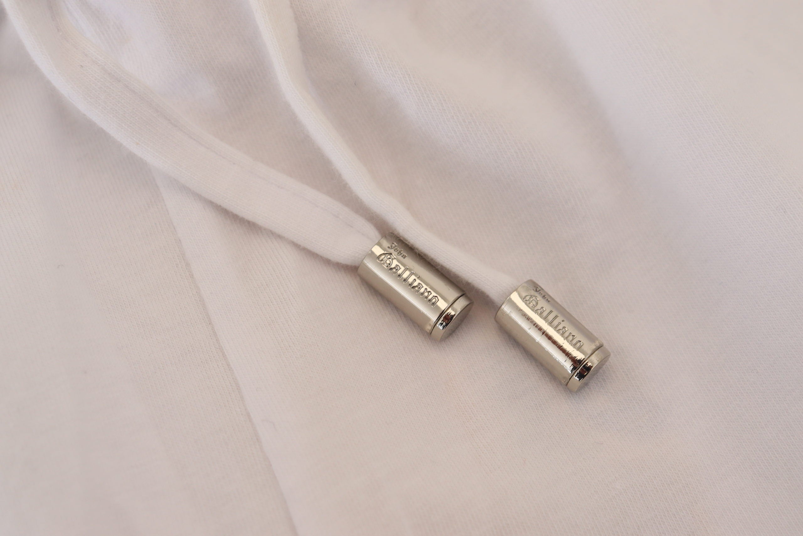 John Galliano White Drawstring Lounge Pant