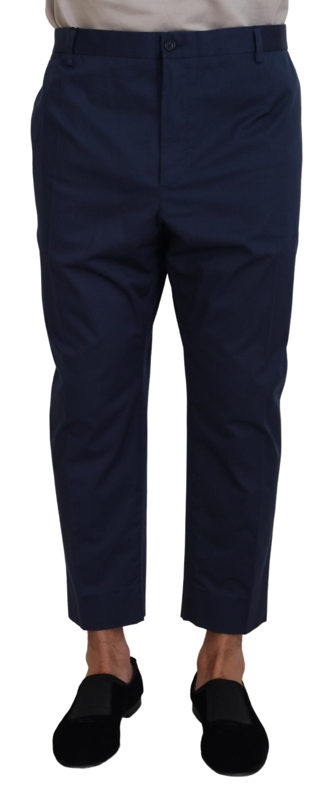 Dolce & Gabbana Chic Cropped Wool-Blend Trousers LUNESCAPE