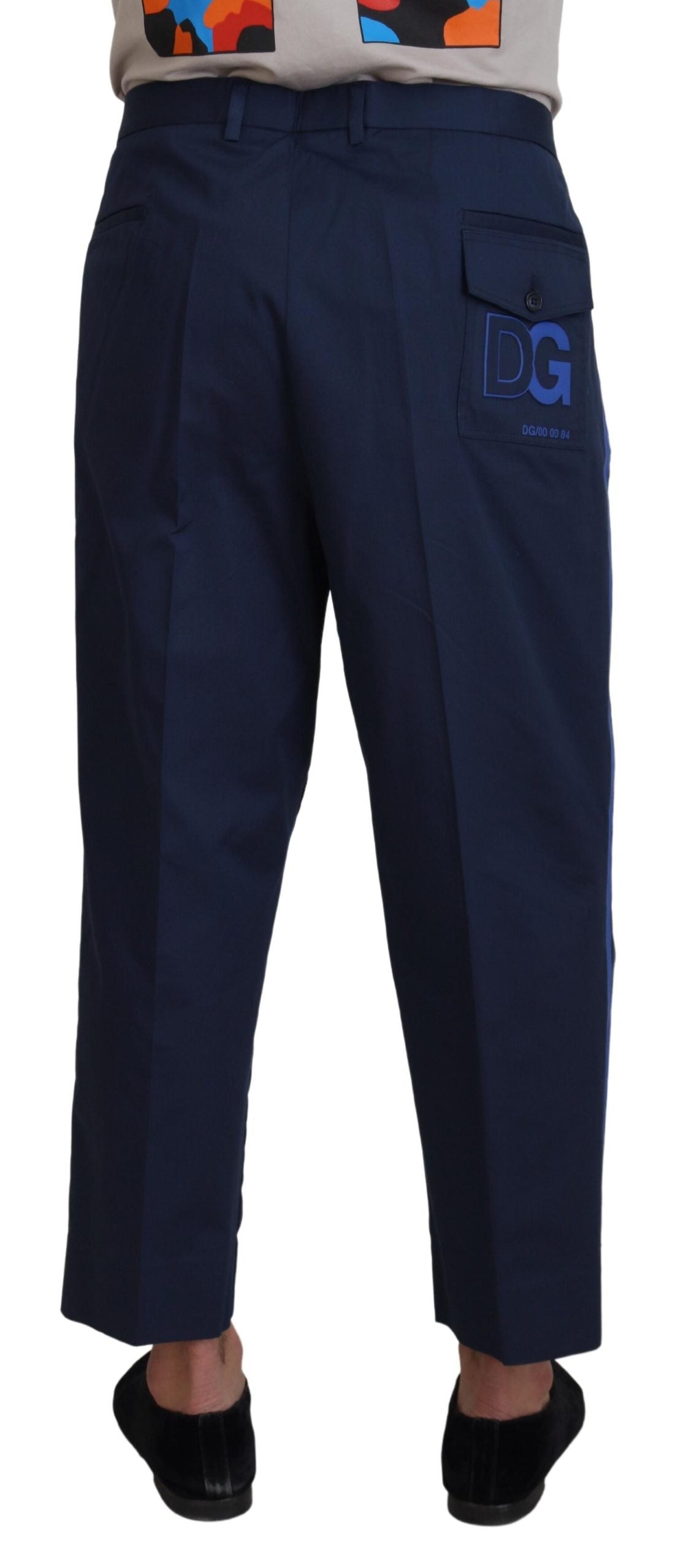 Dolce & Gabbana Chic Cropped Wool-Blend Trousers LUNESCAPE