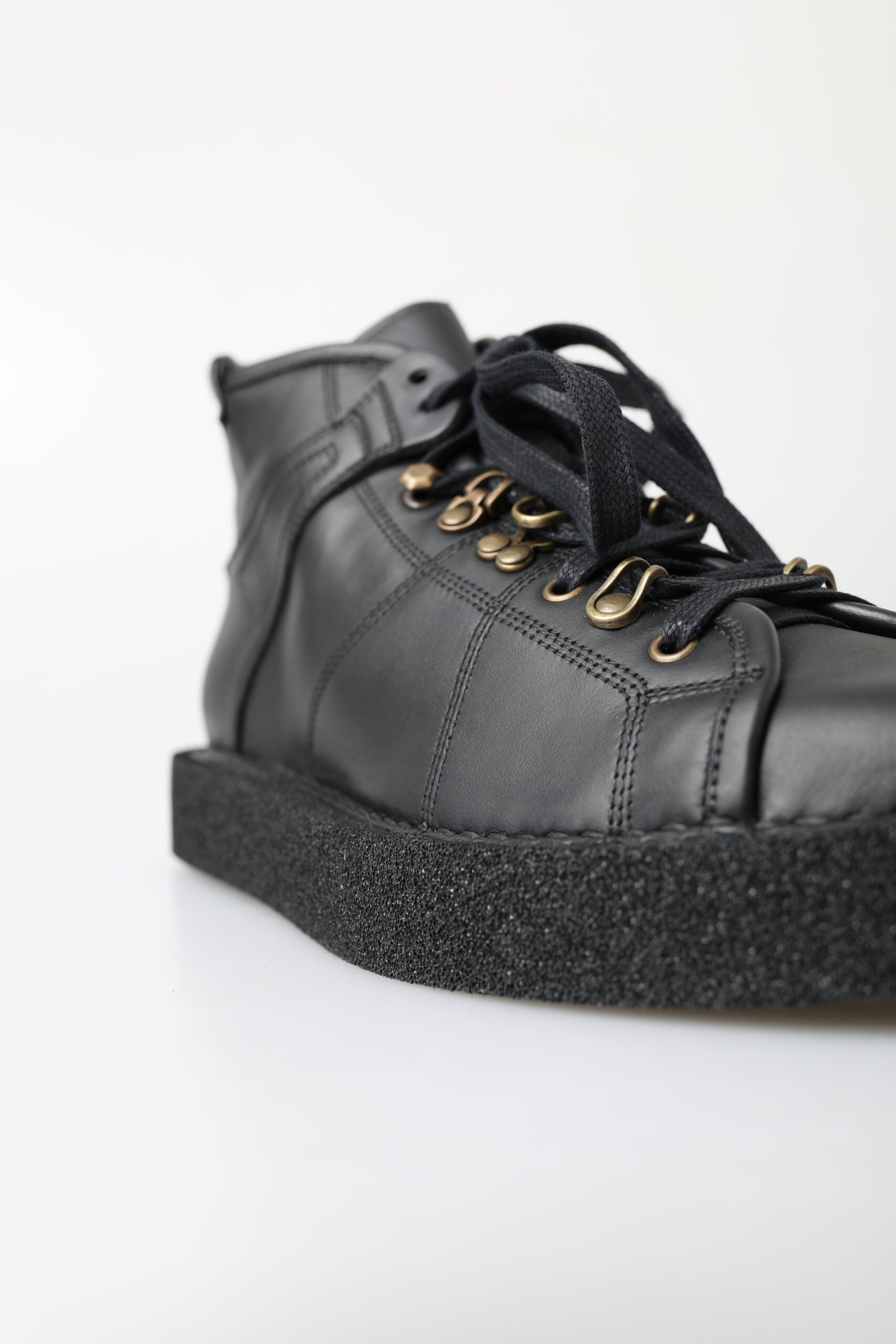 Dolce & Gabbana Black Leather Slip on Stretch Boots LUNESCAPE