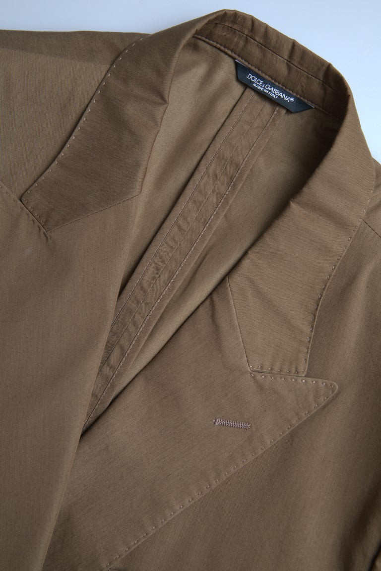 Dolce & Gabbana Brown 2 Piece Single Breasted TAORMINA Suit