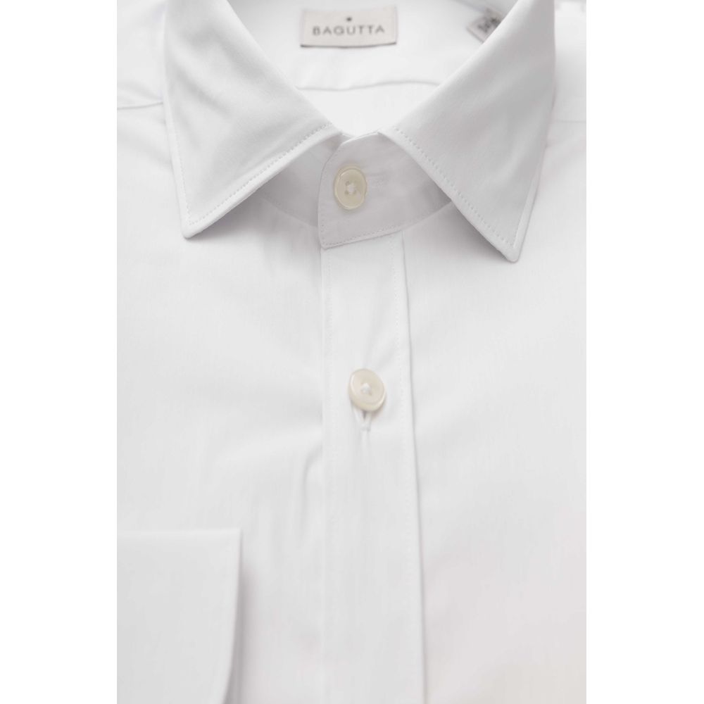 Bagutta White Cotton Men's Shirt LUNESCAPE