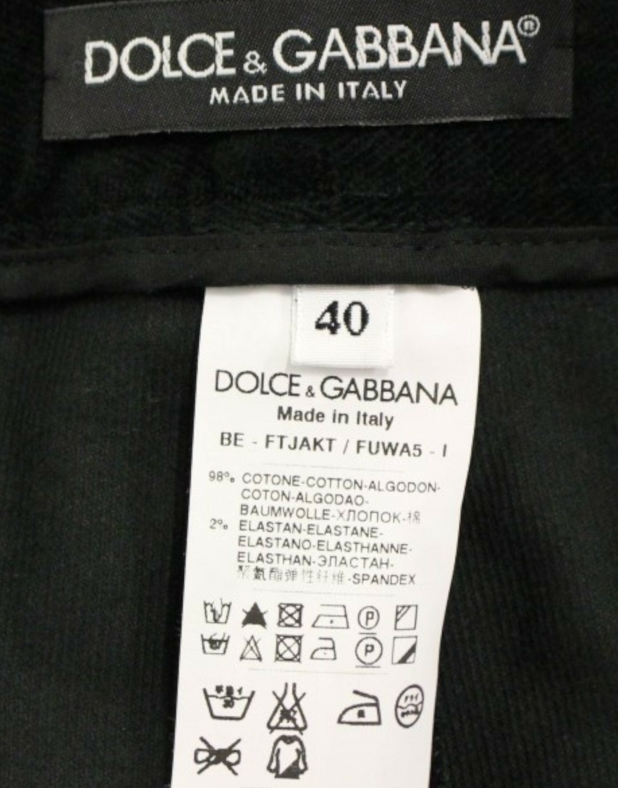 Dolce & Gabbana Dark green cotton shorts pants