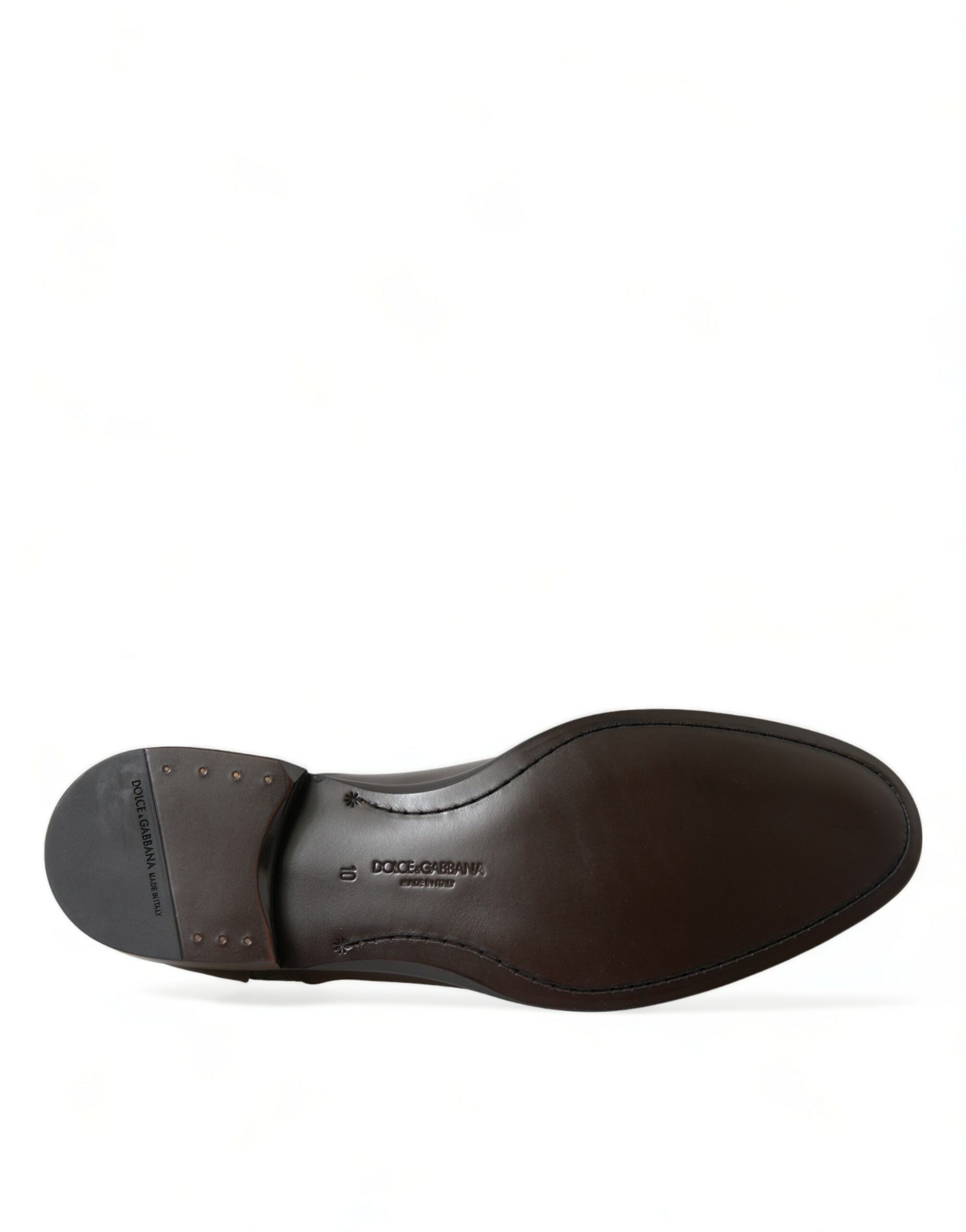 Dolce & Gabbana Brown Exotic Leather Formal Men Dress Shoes LUNESCAPE