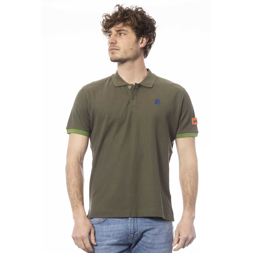 Invicta Green Cotton Men Polo Shirt LUNESCAPE