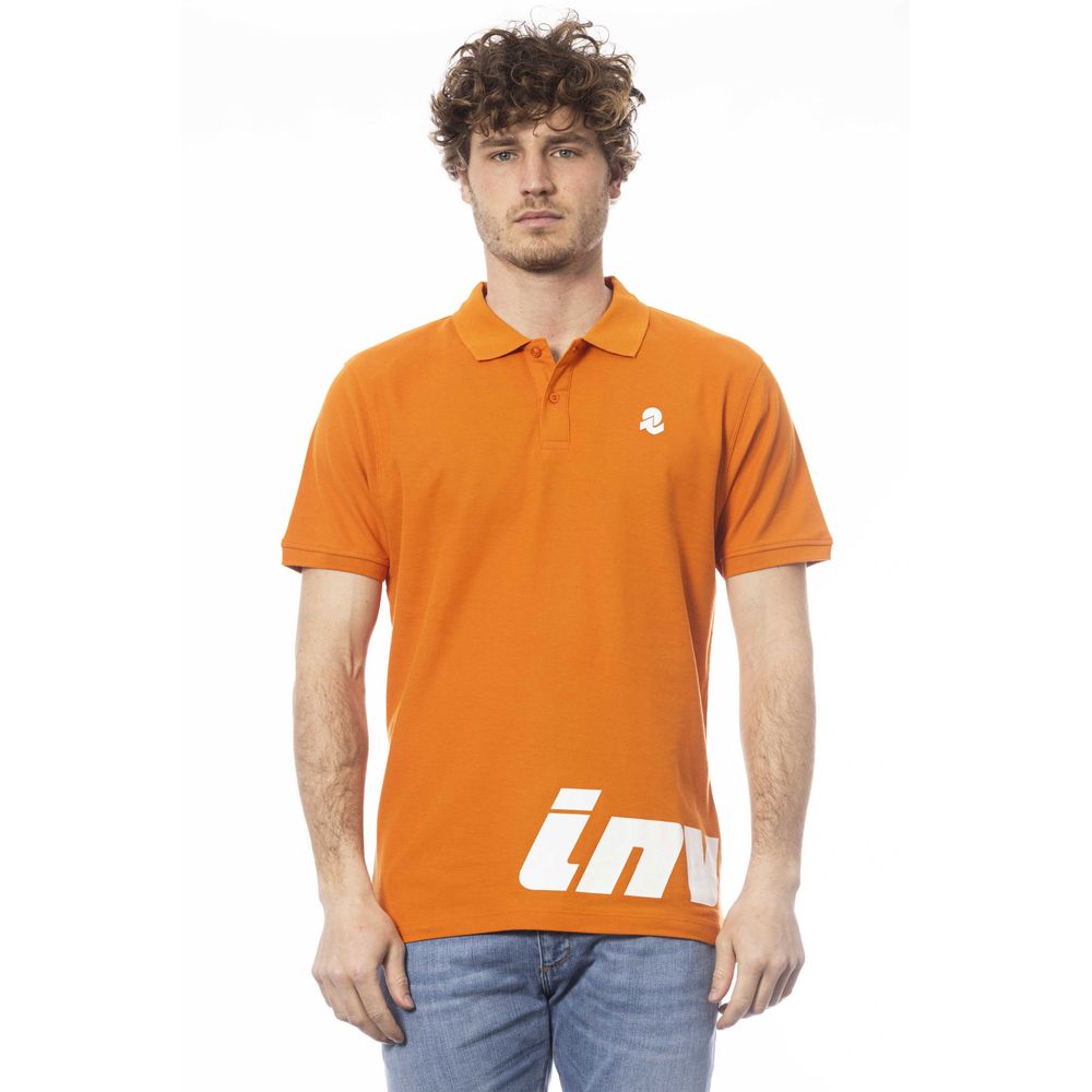 Invicta Orange Cotton Men Polo Shirt LUNESCAPE