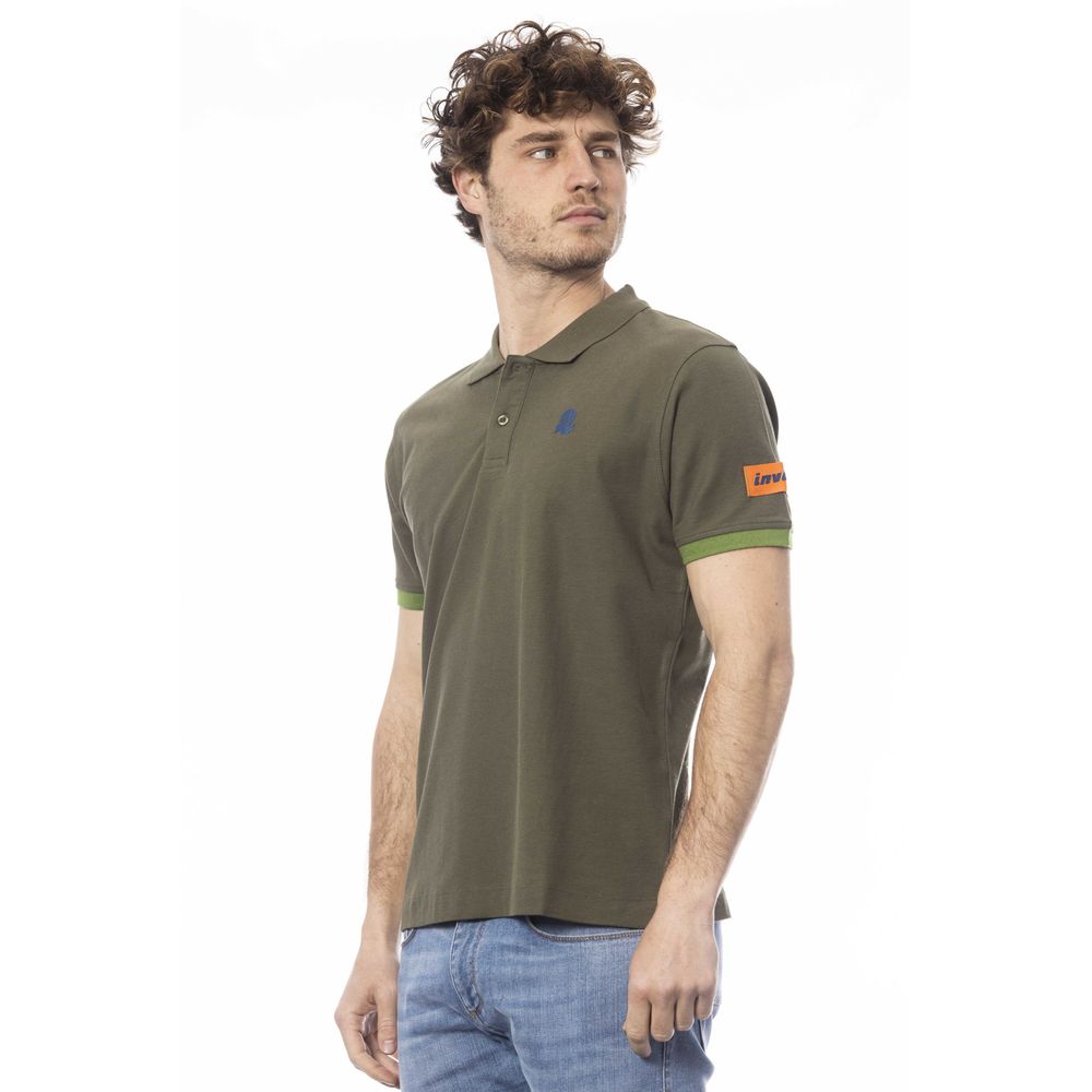 Invicta Green Cotton Men Polo Shirt LUNESCAPE