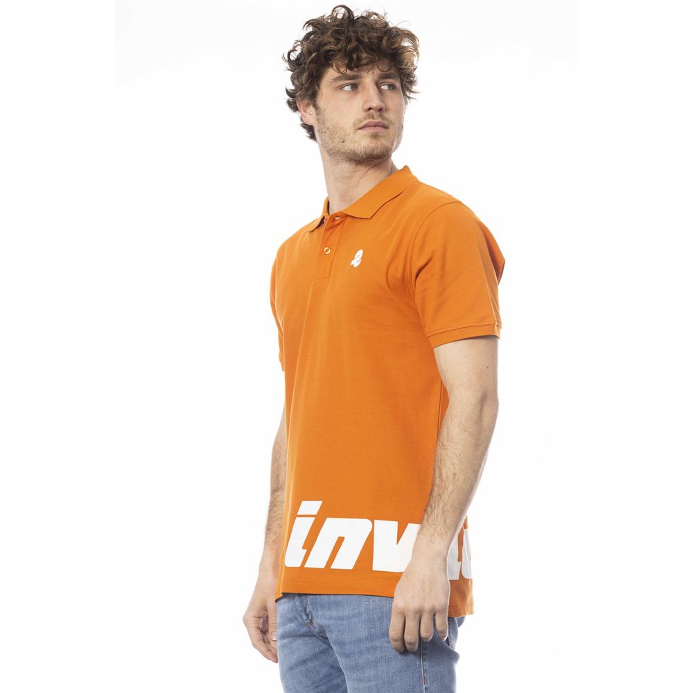 Invicta Orange Cotton Men Polo Shirt LUNESCAPE