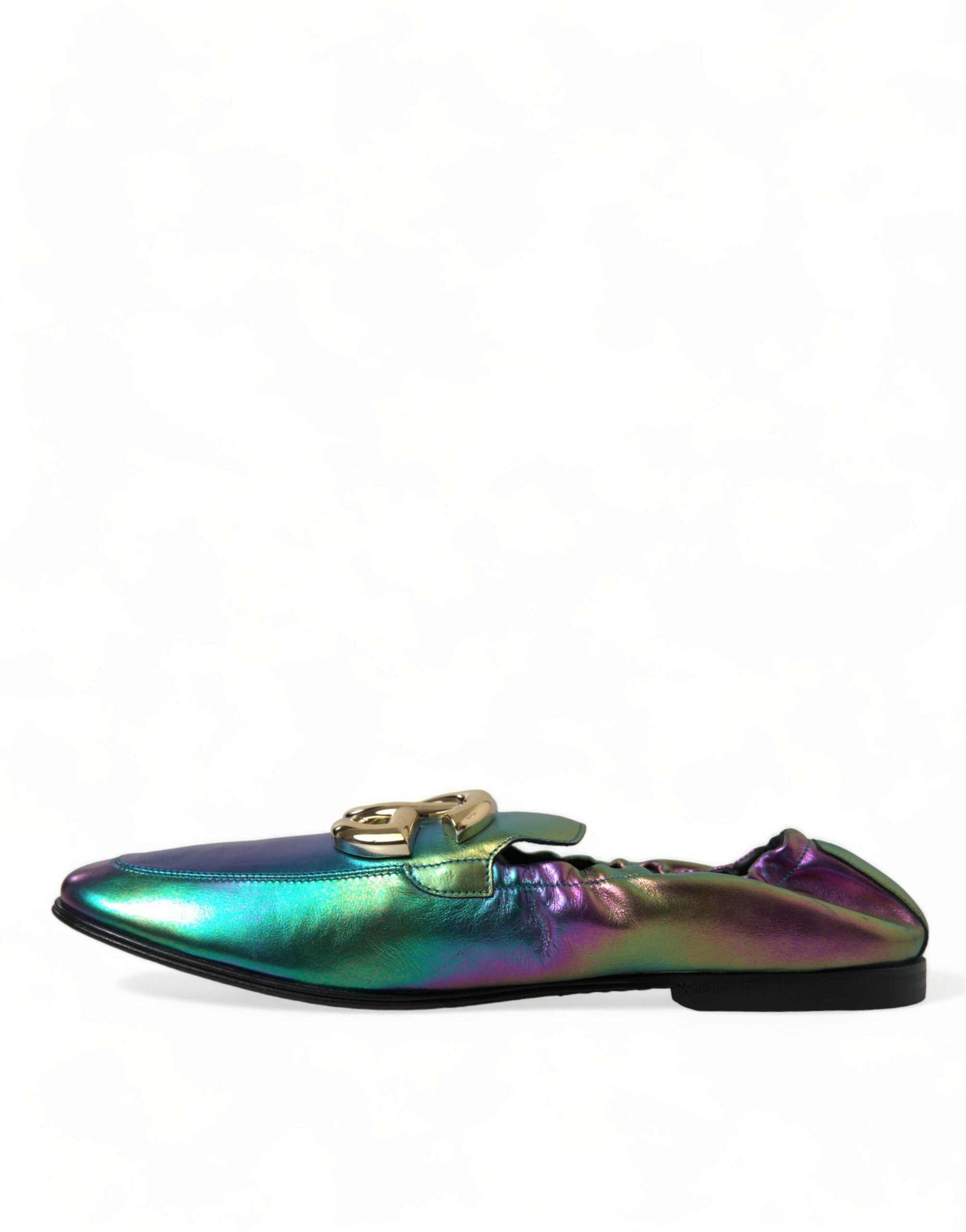 Dolce & Gabbana Multicolor Leather DG Logo Loafer Dress Shoes LUNESCAPE