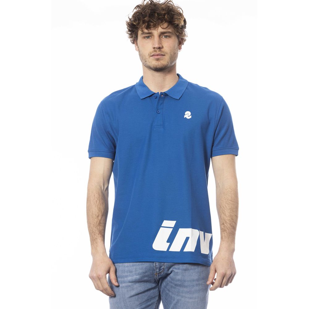 Invicta Blue Cotton Men Polo Shirt LUNESCAPE