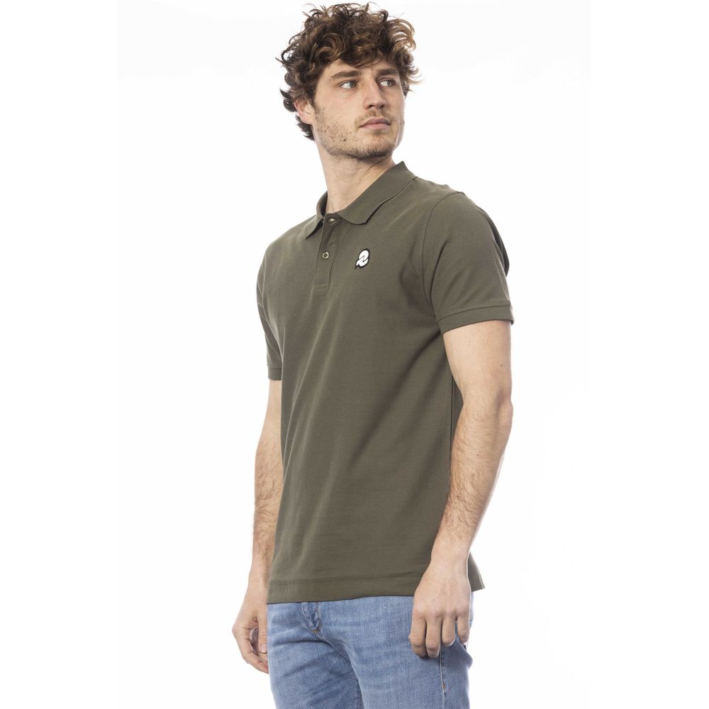 Invicta Green Cotton Men Polo Shirt LUNESCAPE