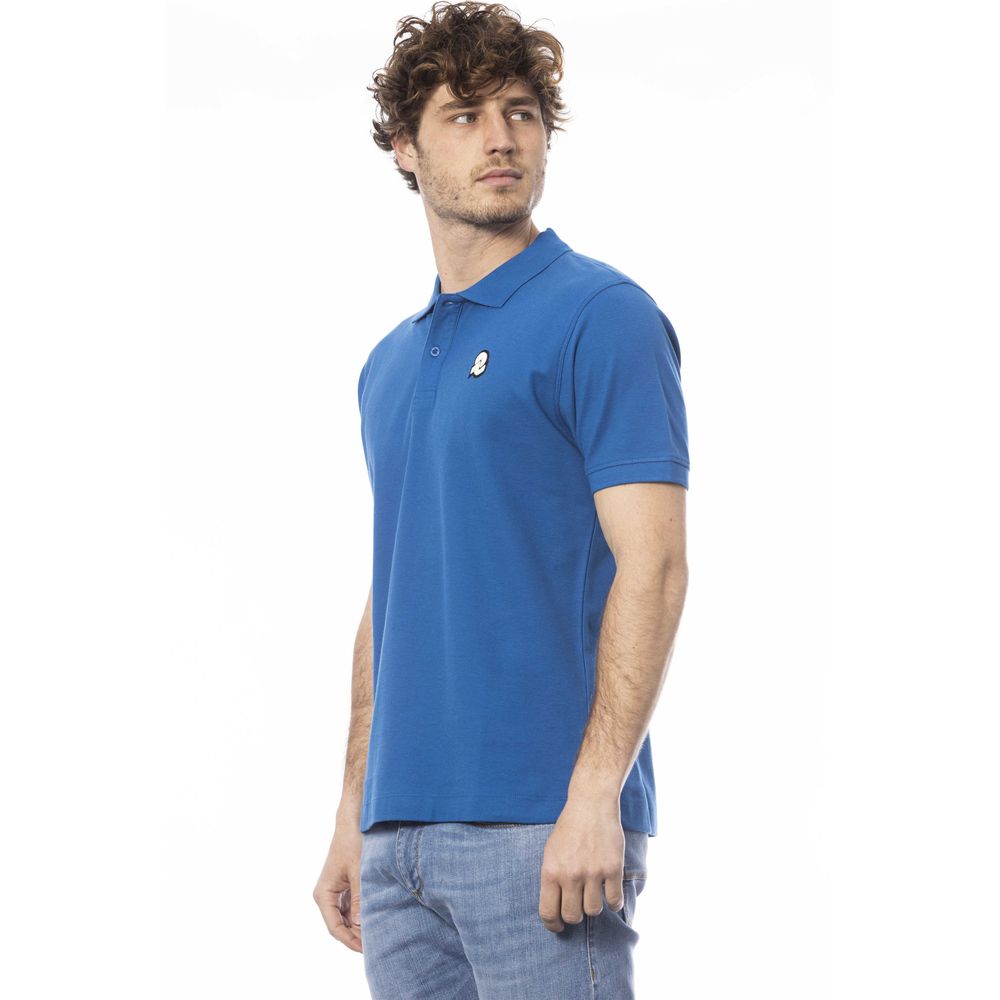 Invicta Blue Cotton Men Polo Shirt LUNESCAPE