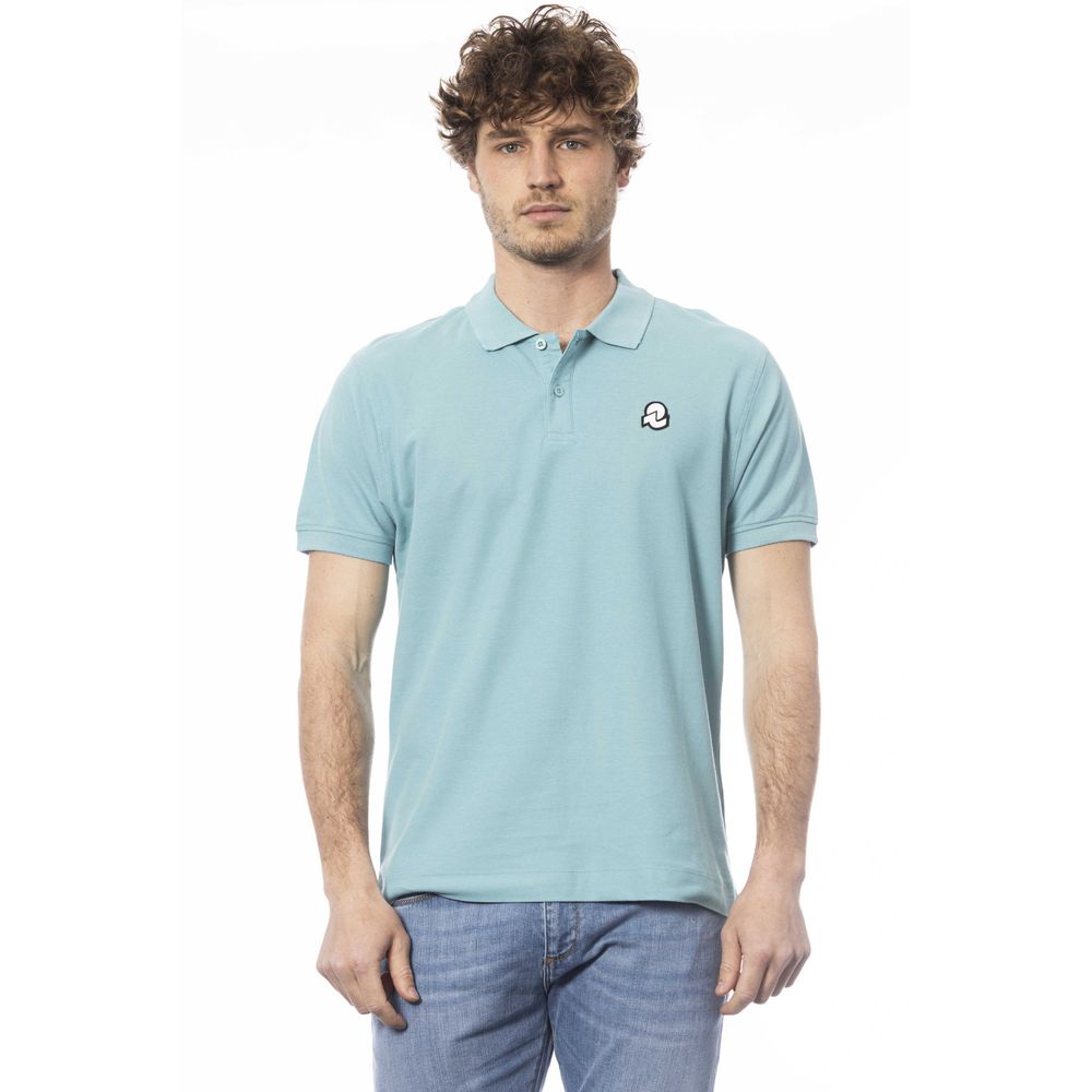 Invicta Light Blue Cotton Men Polo Shirt LUNESCAPE