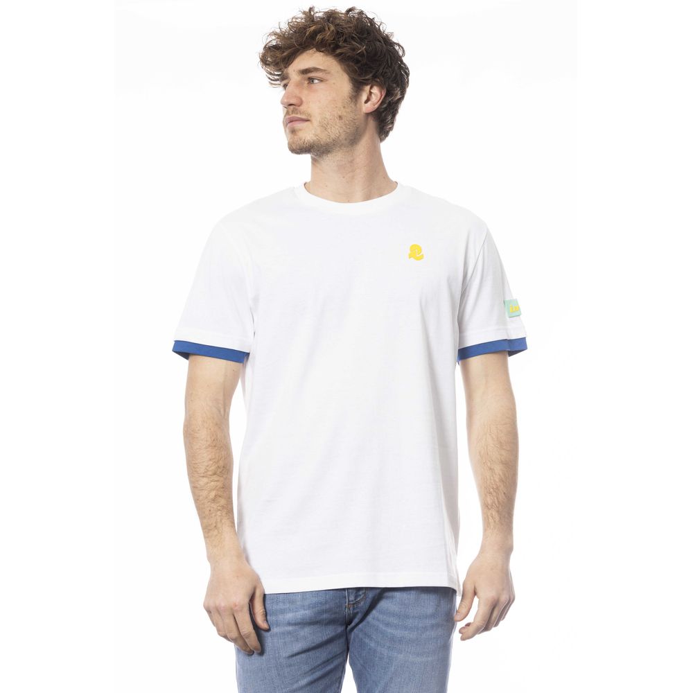 Invicta White Cotton Men T-Shirt LUNESCAPE