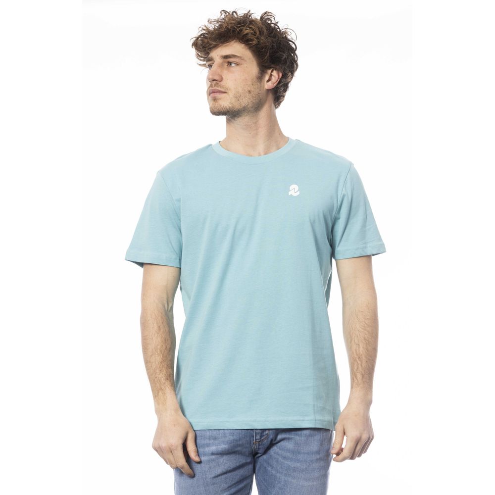 Invicta Light Blue Cotton Men T-Shirt LUNESCAPE