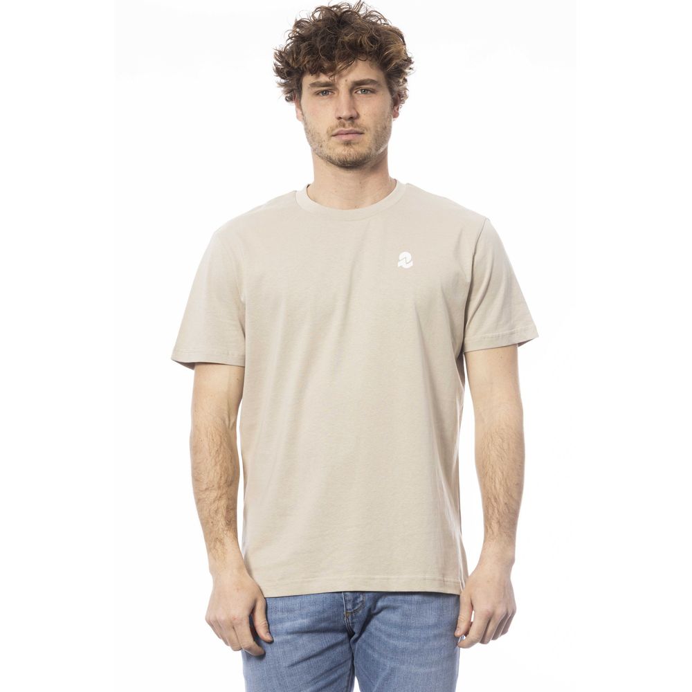 Invicta Beige Cotton Men T-Shirt LUNESCAPE