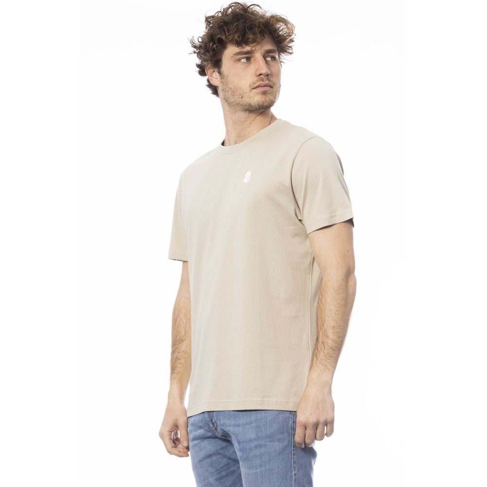 Invicta Beige Cotton Men T-Shirt LUNESCAPE