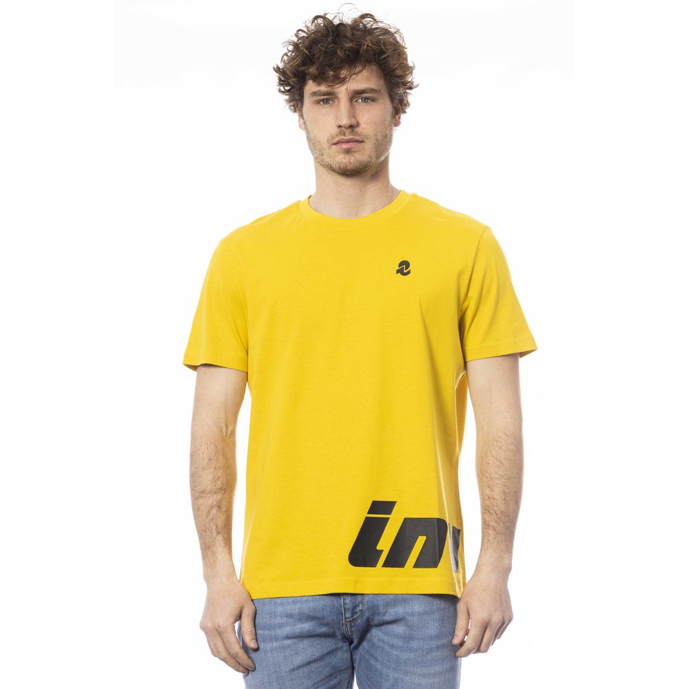 Invicta Yellow Cotton Men's T-Shirt LUNESCAPE