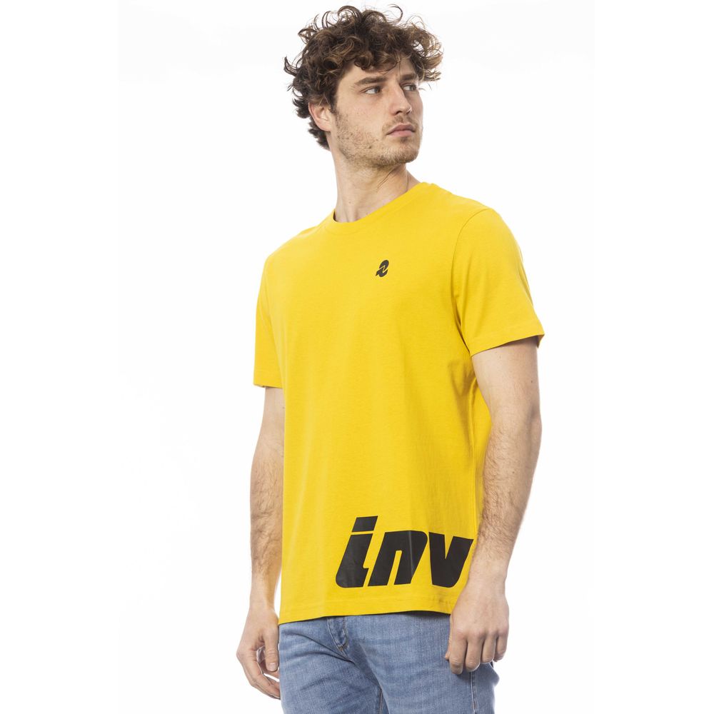 Invicta Yellow Cotton Men's T-Shirt LUNESCAPE