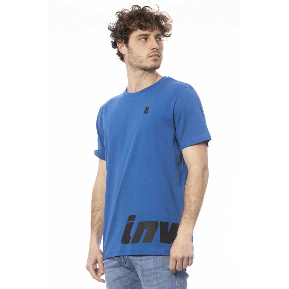 Invicta Blue Cotton Men T-Shirt LUNESCAPE
