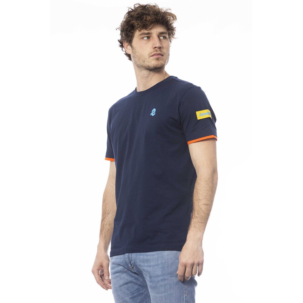 Invicta Blue Cotton Men T-Shirt LUNESCAPE