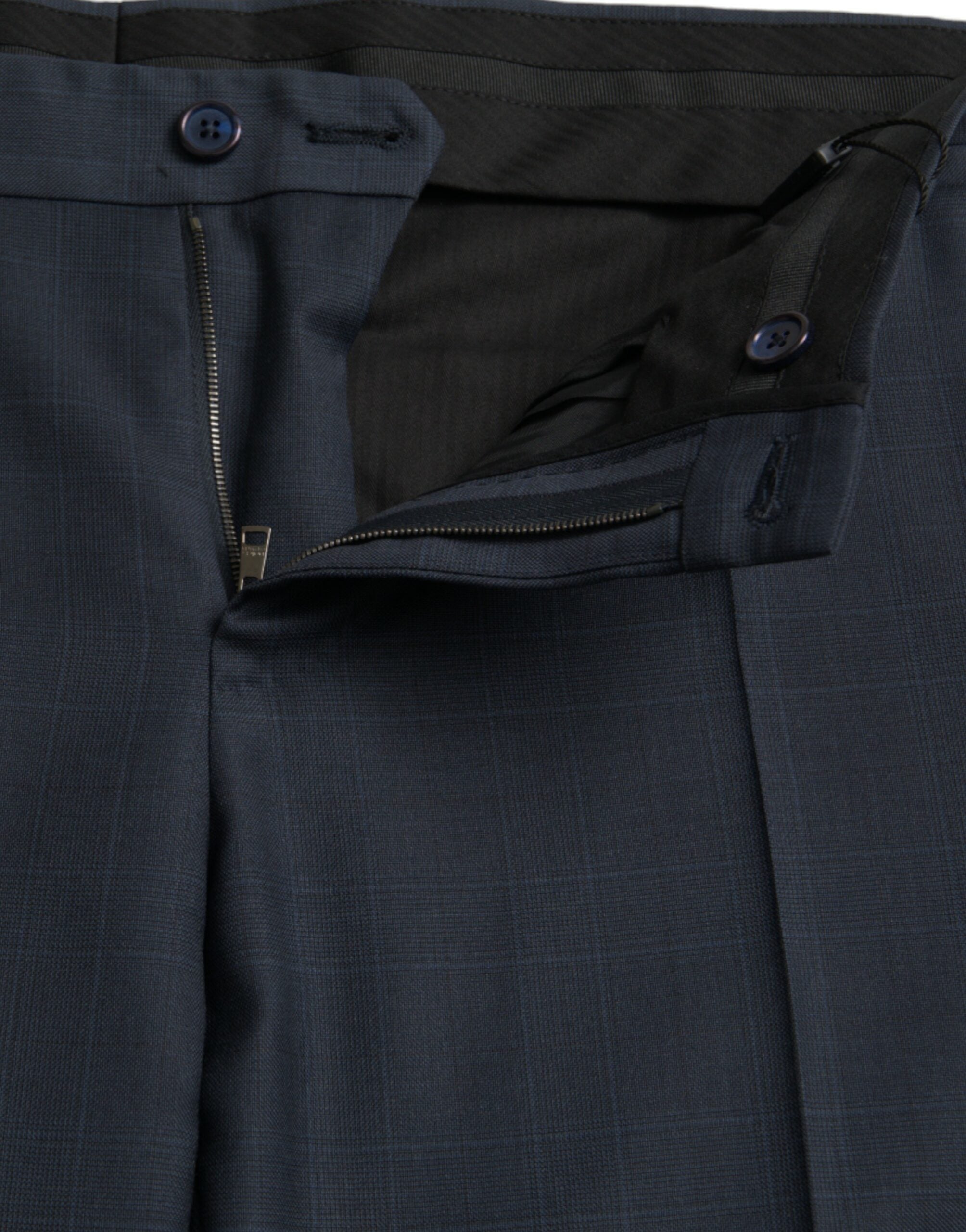 Dolce & Gabbana Blue Wool Men Skinny Dress Pants LUNESCAPE