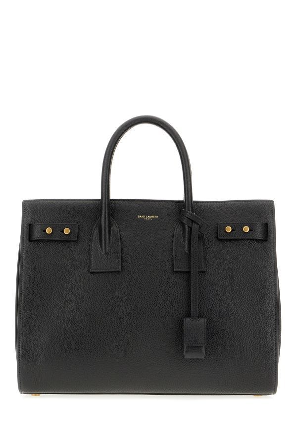 Saint Laurent Black Calf Leather Sac De Jour Handbag LUNESCAPE