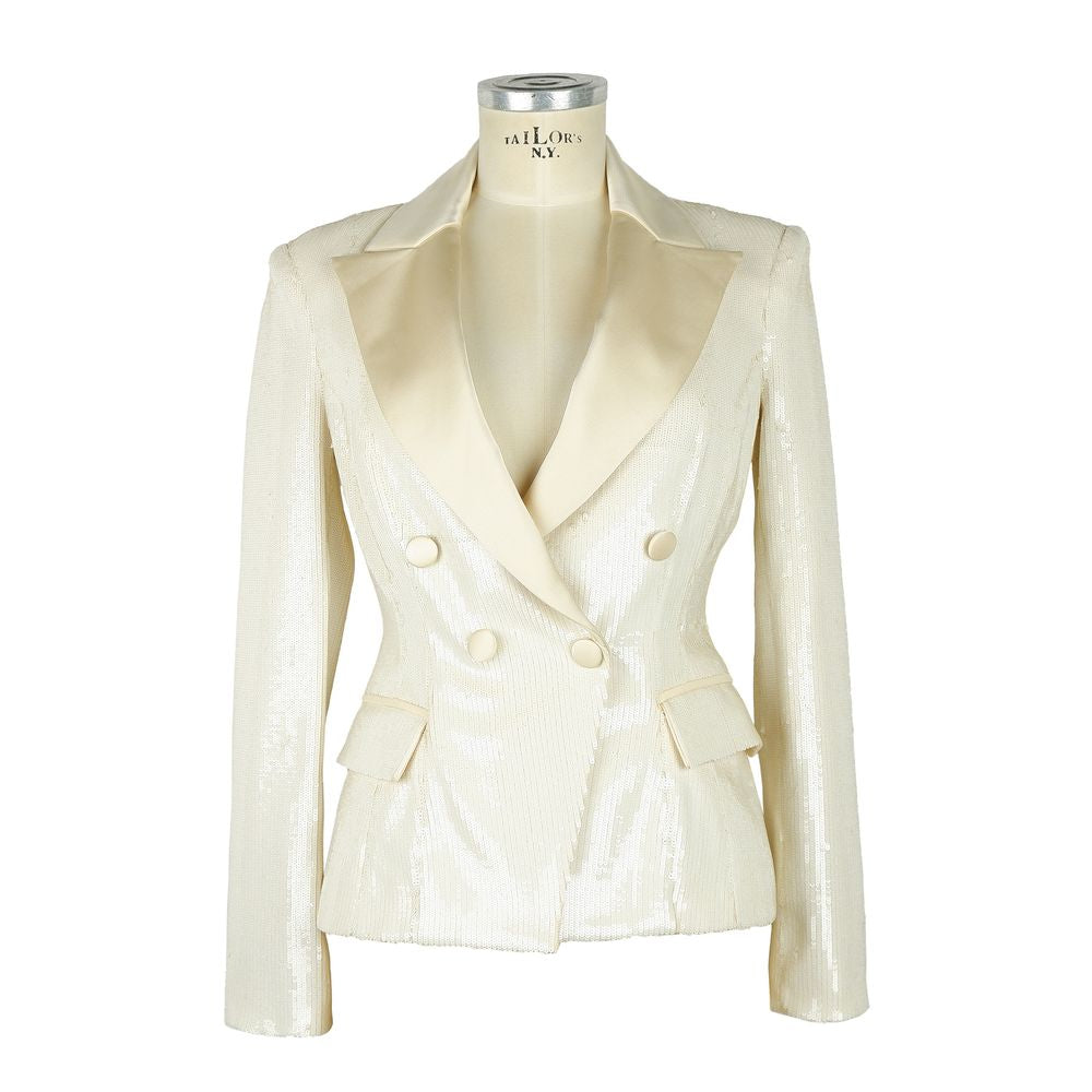 Elisabetta Franchi White Women Blazer LUNESCAPE
