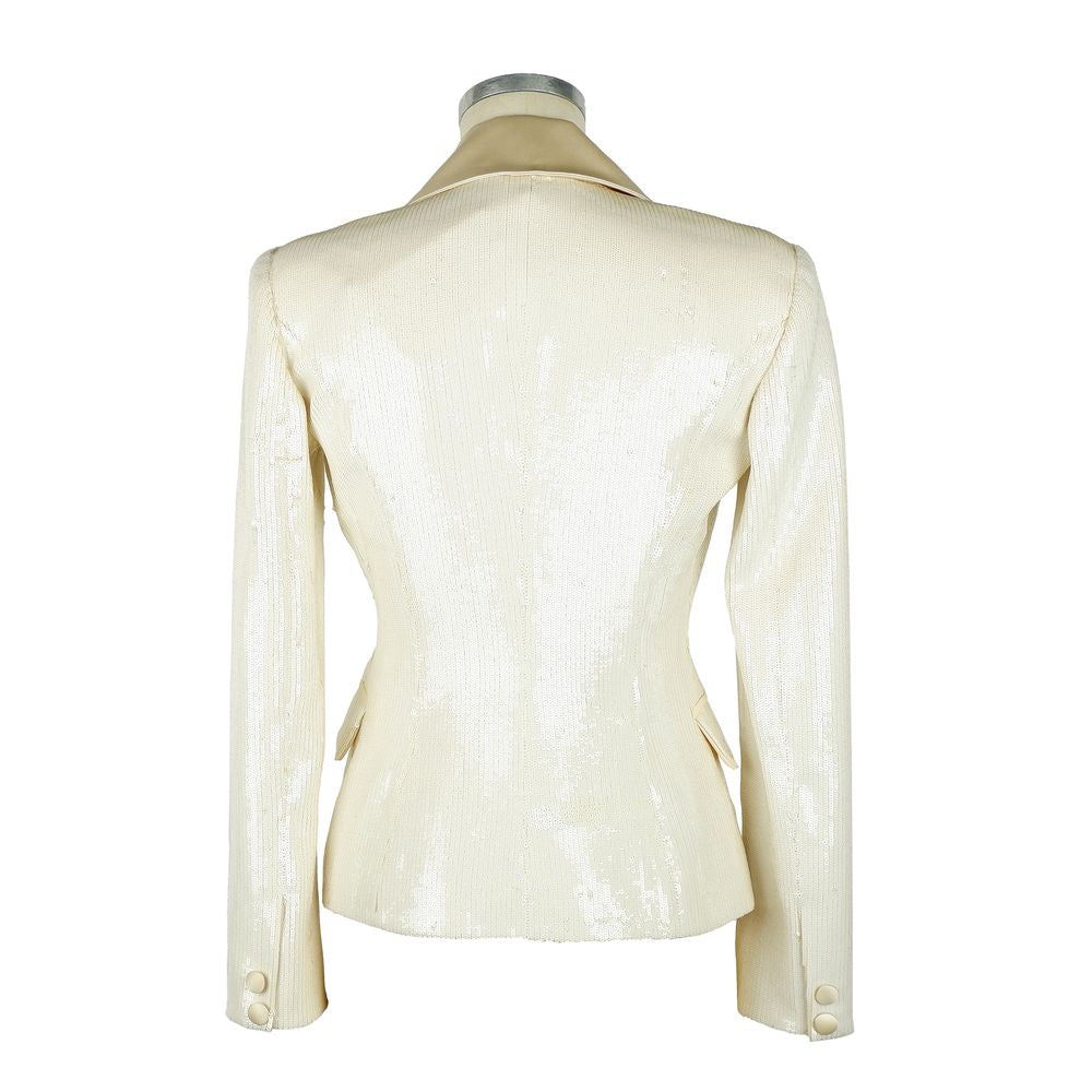 Elisabetta Franchi White Women Blazer LUNESCAPE