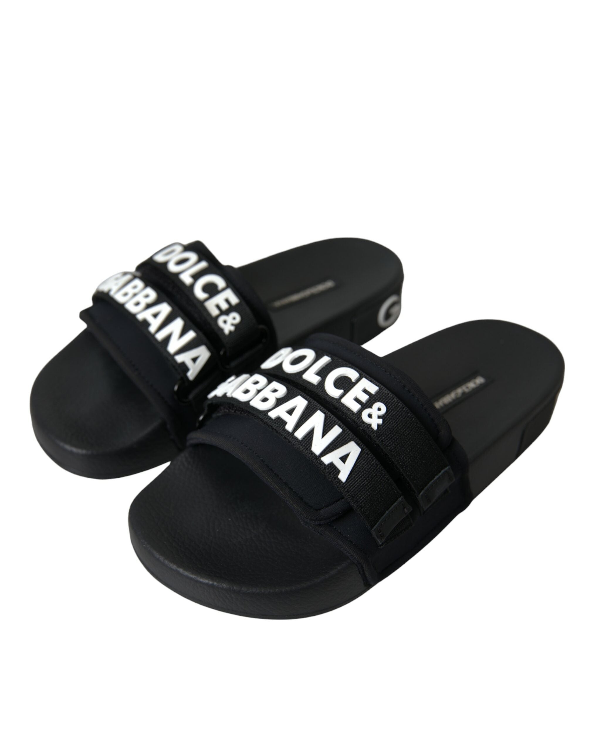 Dolce & Gabbana Black Slides LUNESCAPE