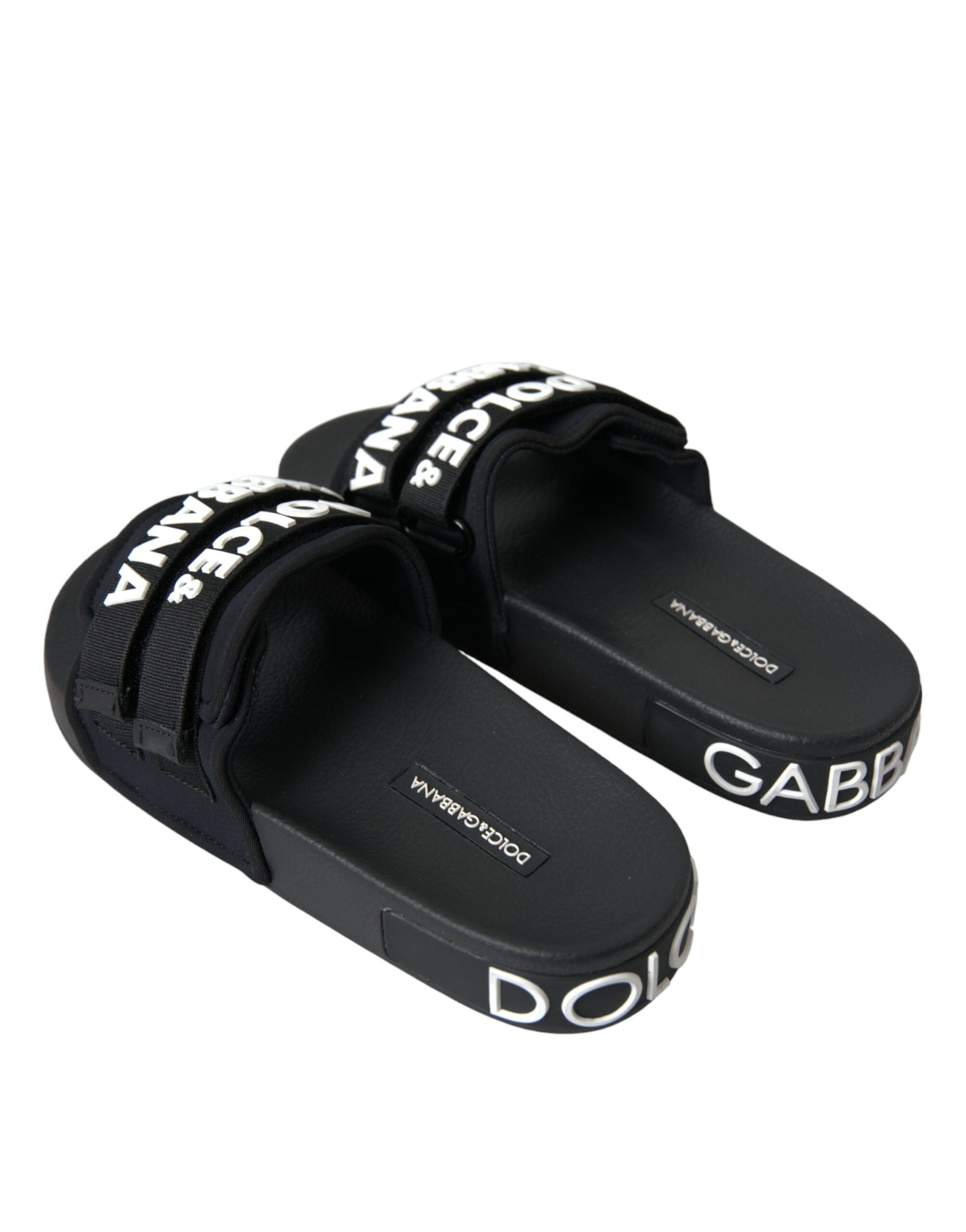Dolce & Gabbana Black Slides LUNESCAPE