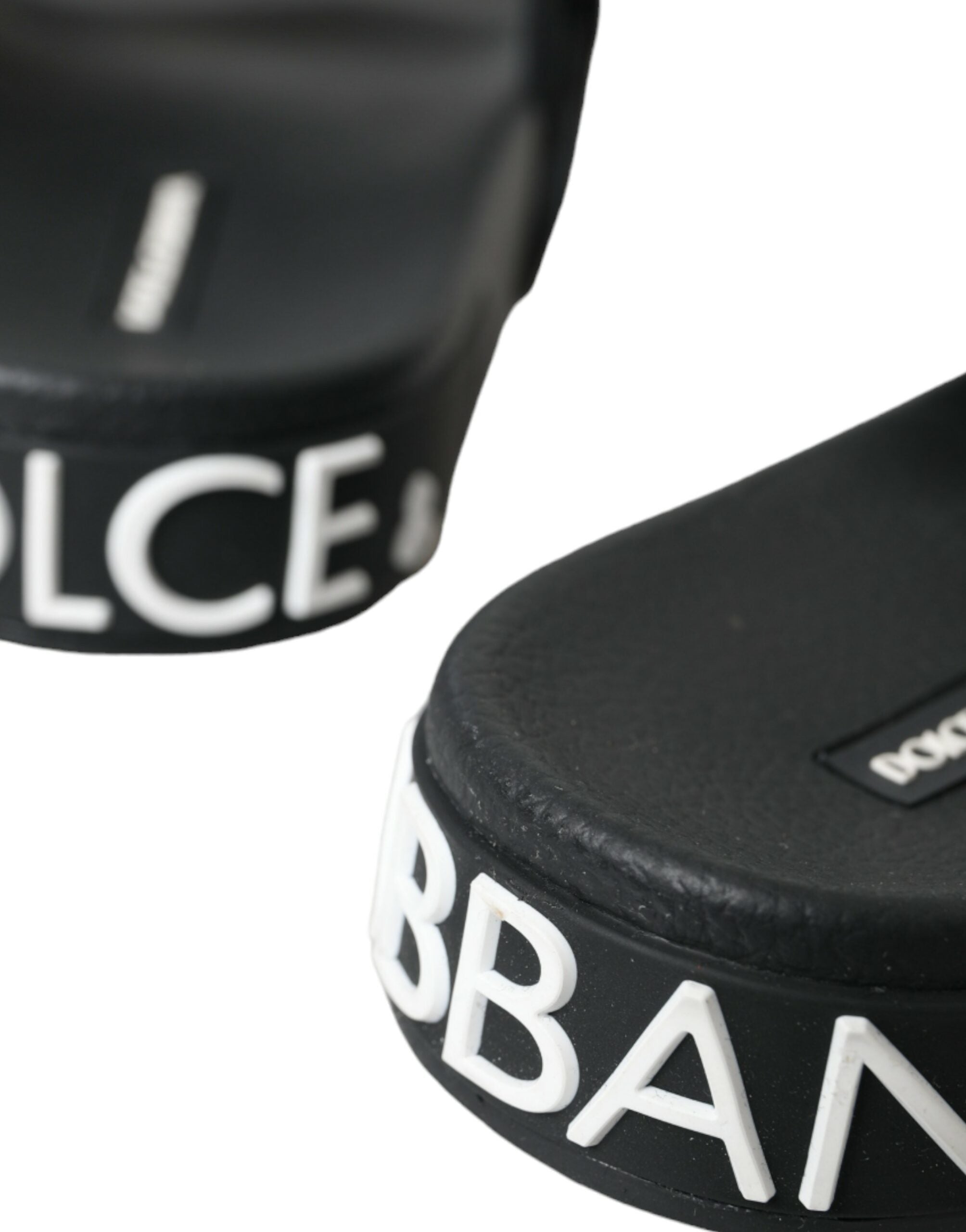 Dolce & Gabbana Black Slides LUNESCAPE