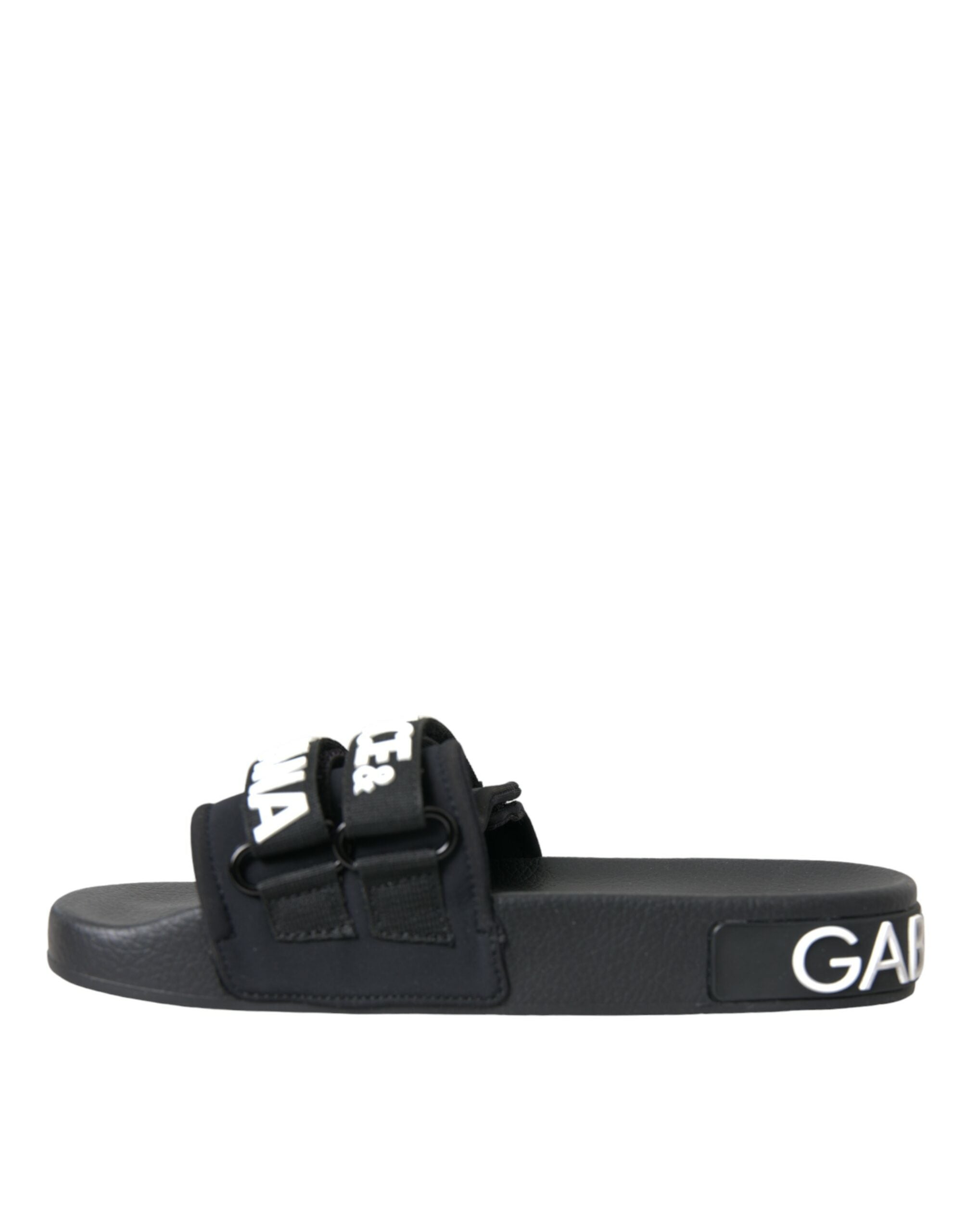 Dolce & Gabbana Black Slides LUNESCAPE