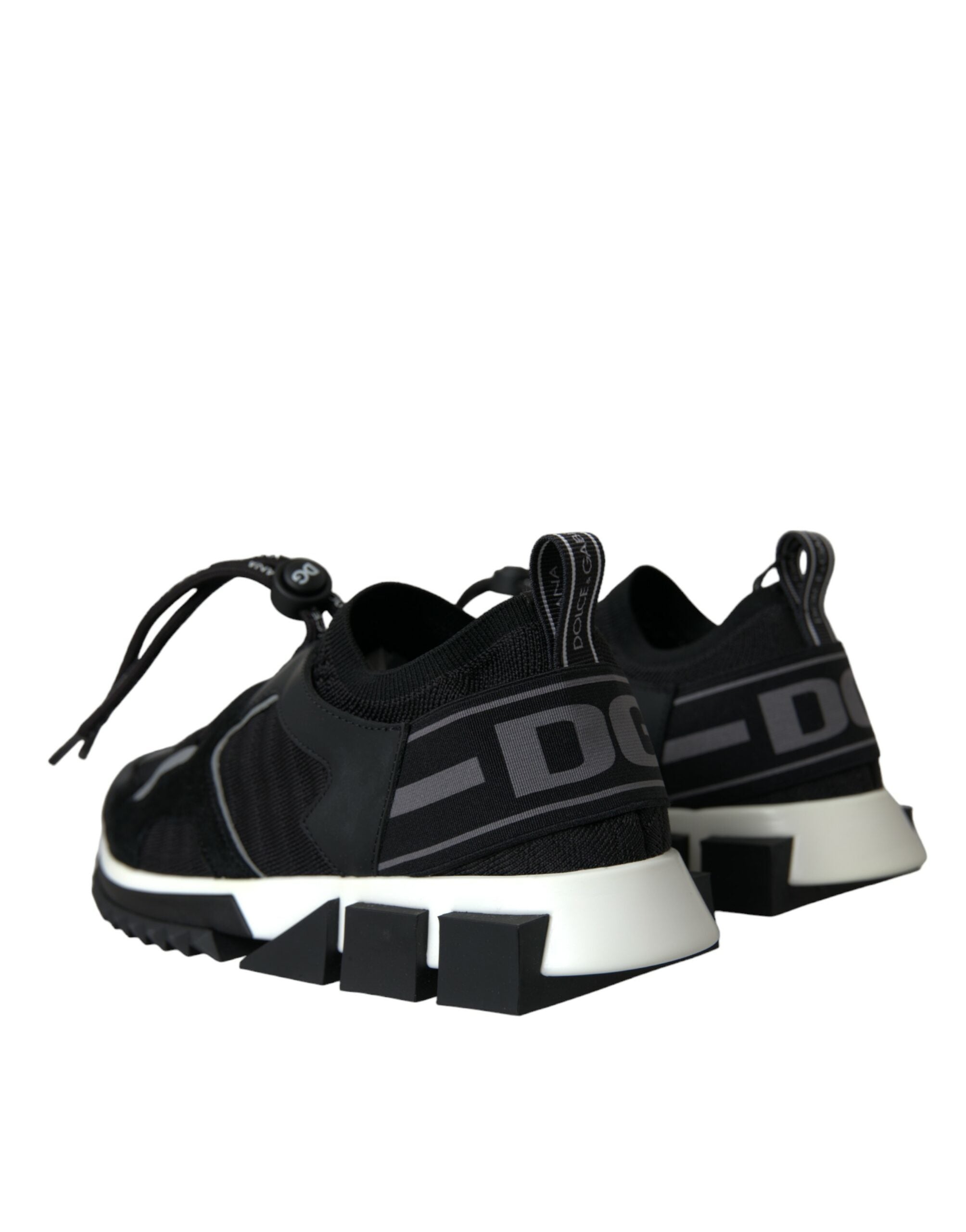 Dolce & Gabbana Black Mesh Sorrento Trekking Sneakers Shoes LUNESCAPE