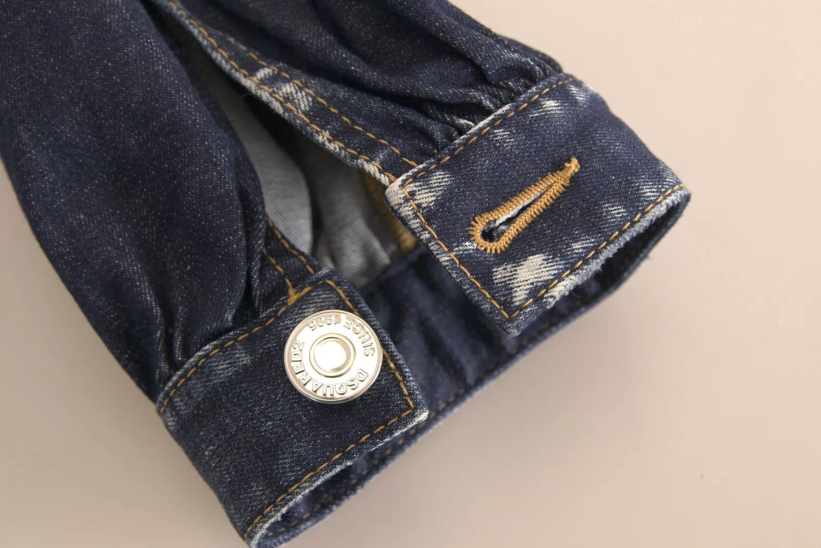 Dsquared² Blue High Waist Cotton Cargo Baggy Denim Jeans LUNESCAPE