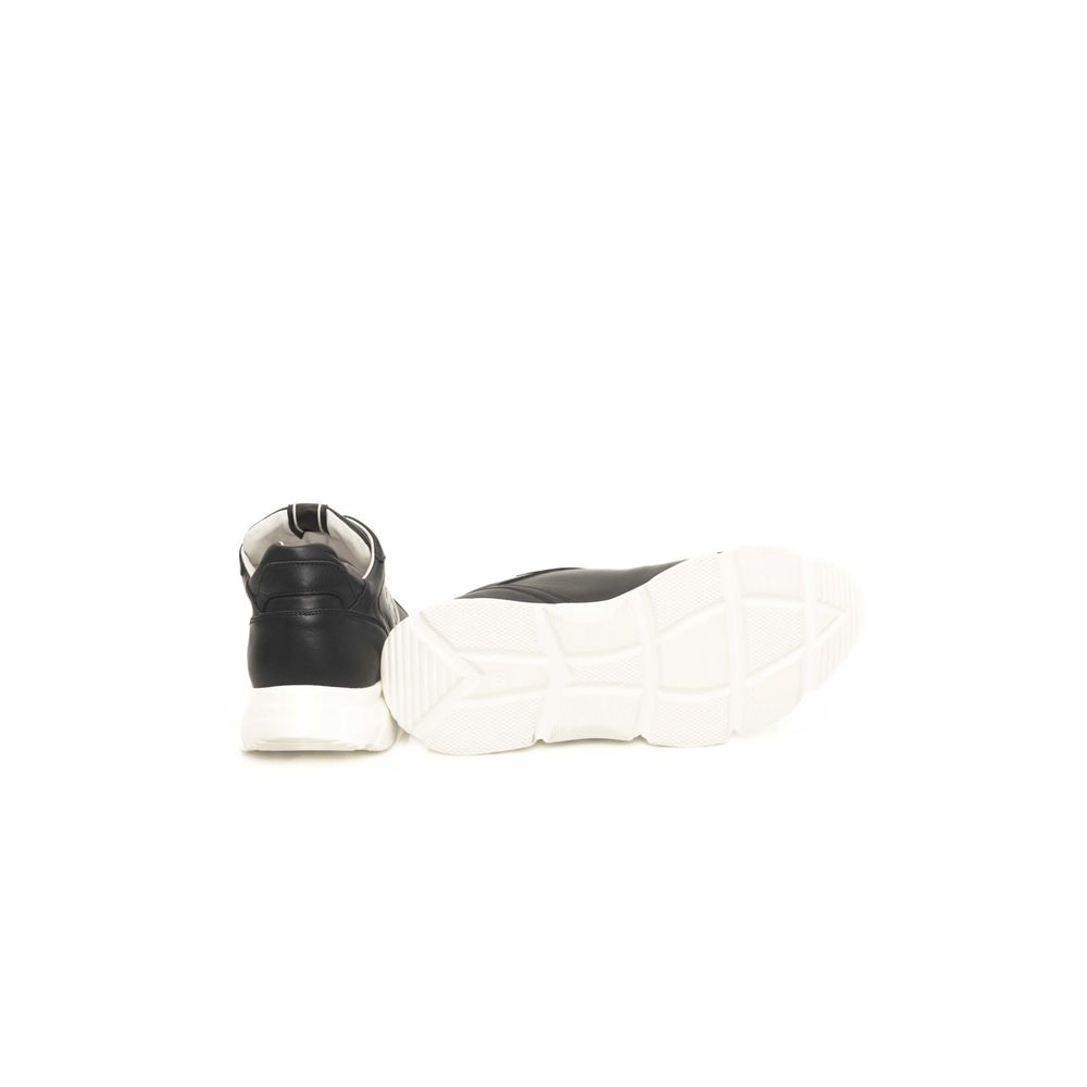 Cerruti 1881 Blue Leather Men Sneaker LUNESCAPE