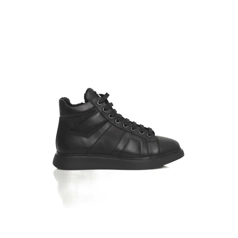 Cerruti 1881 Black Cowhide Women Sneaker LUNESCAPE