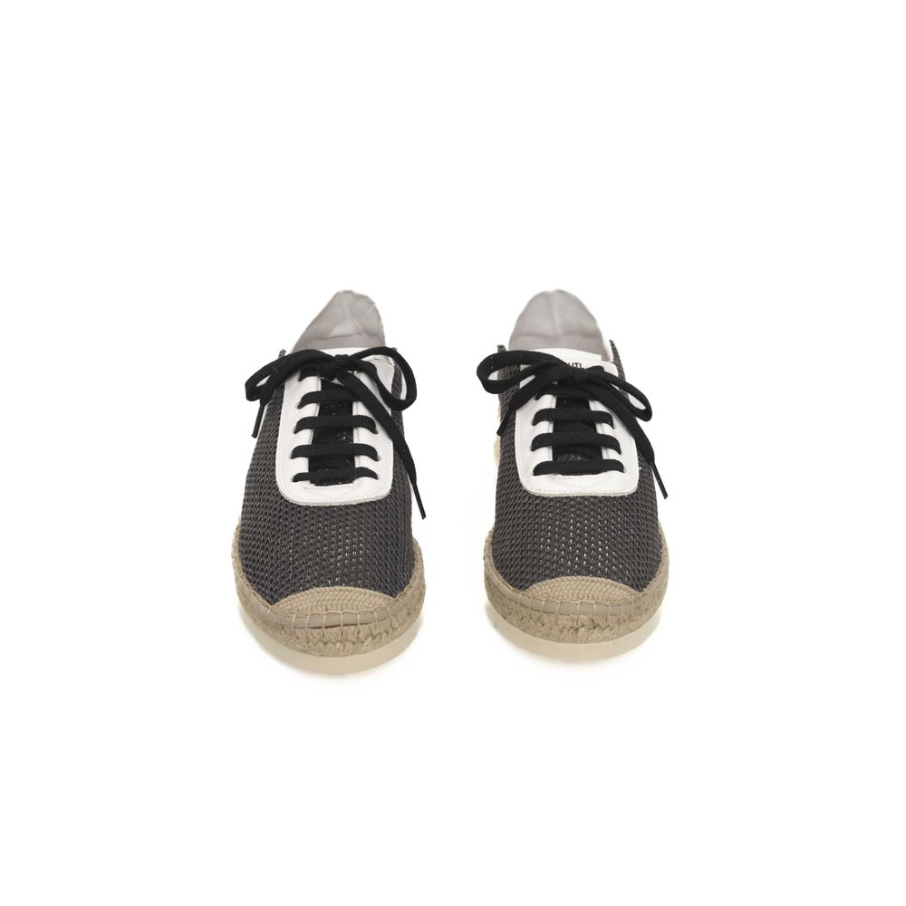 Cerruti 1881 Black Calfskin Men Sneaker LUNESCAPE