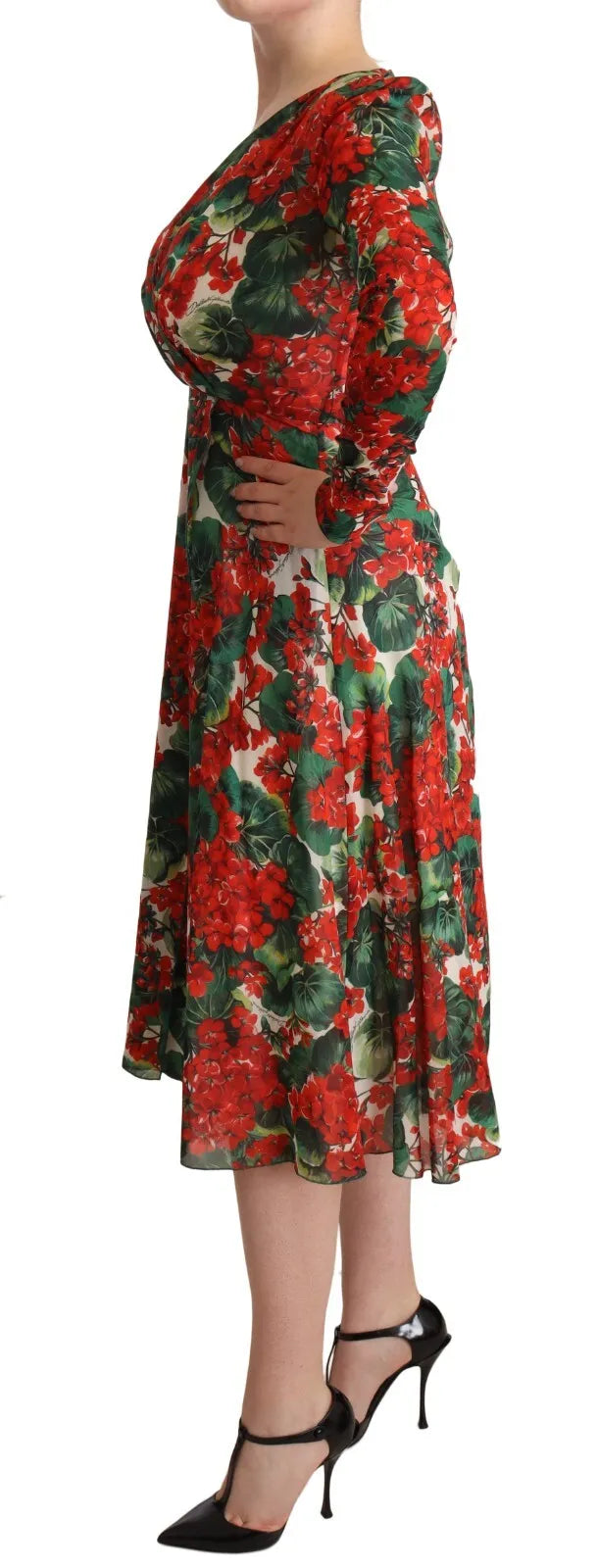 Dolce & Gabbana Multicolor Portofino-Print Shift Dress LUNESCAPE