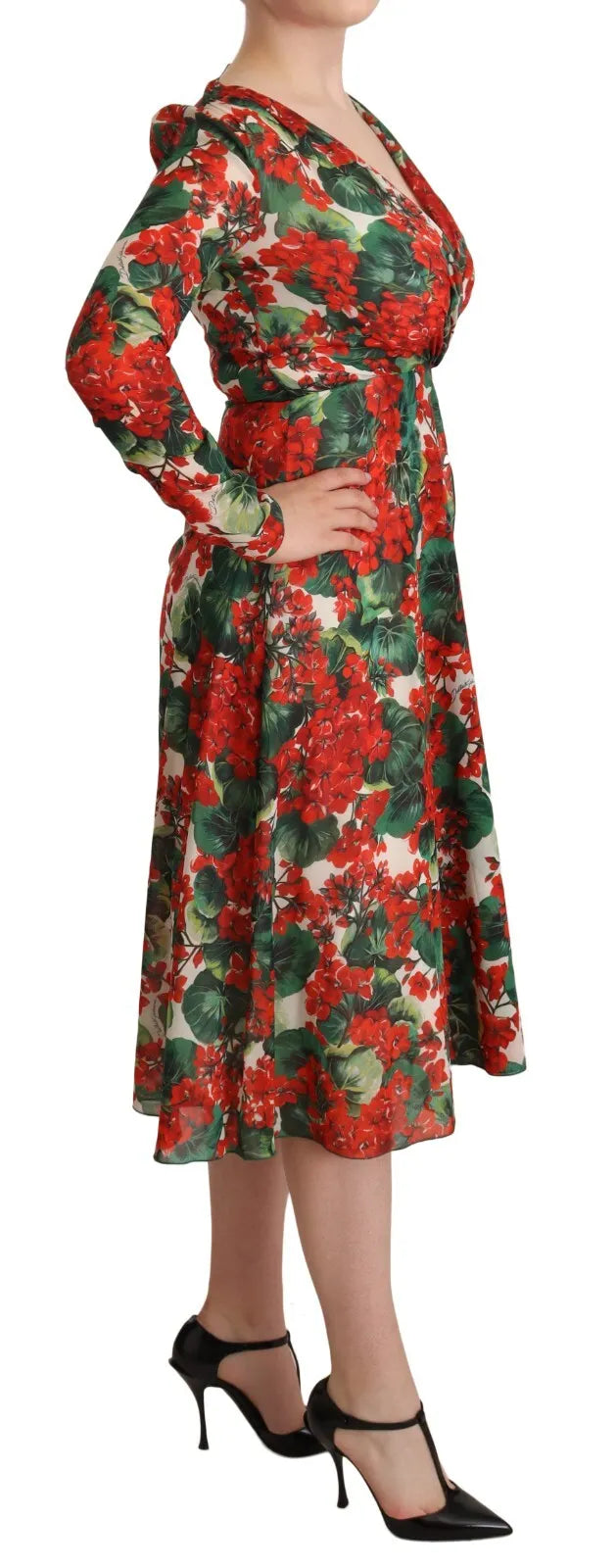 Dolce & Gabbana Multicolor Portofino-Print Shift Dress LUNESCAPE