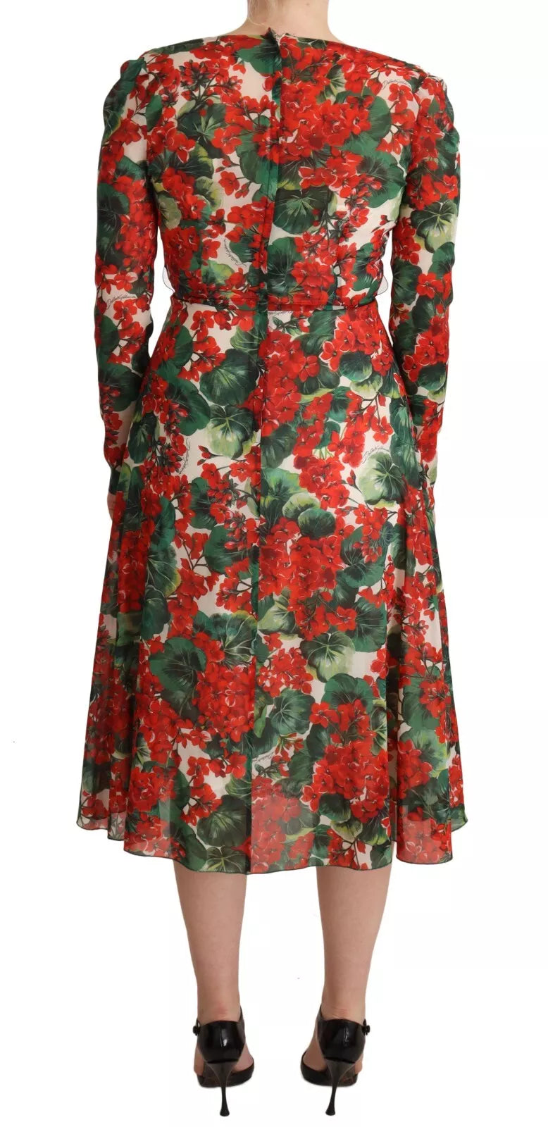 Dolce & Gabbana Multicolor Portofino-Print Shift Dress LUNESCAPE