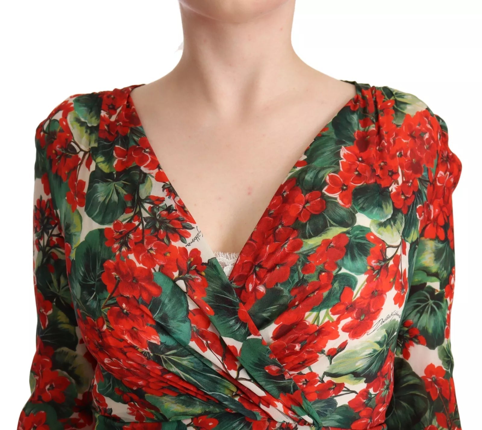Dolce & Gabbana Multicolor Portofino-Print Shift Dress LUNESCAPE