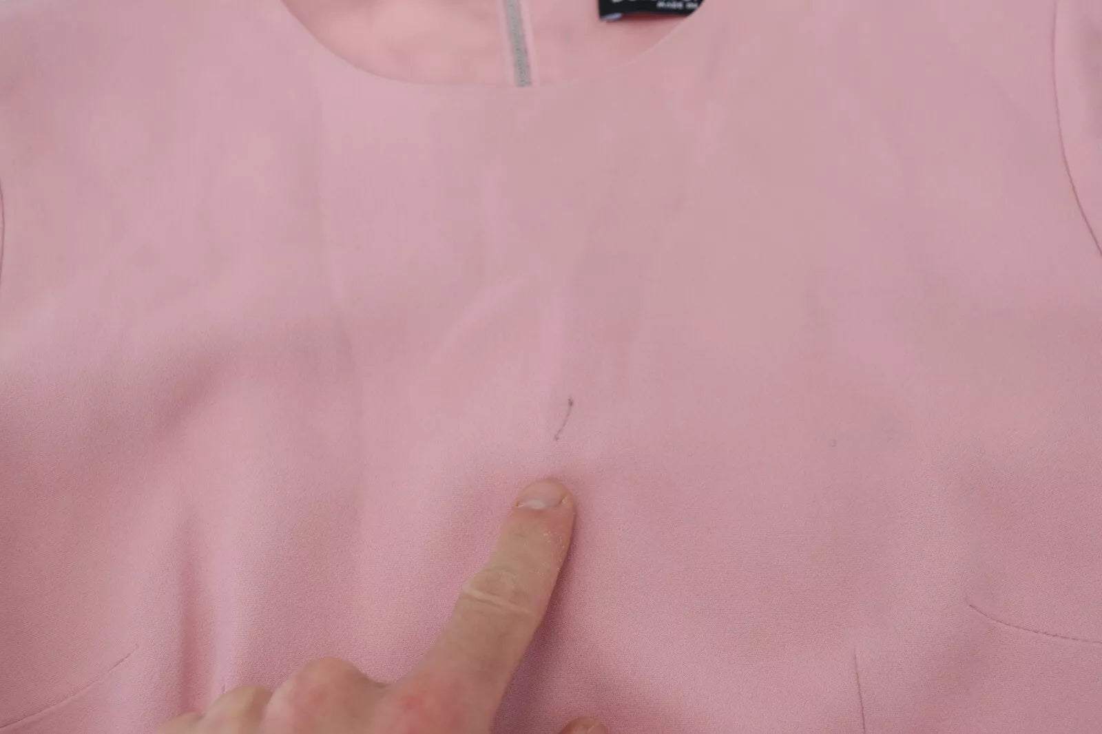 Dolce & Gabbana Pink A-line Flare Viscose 3/4 Sleeves Dress LUNESCAPE