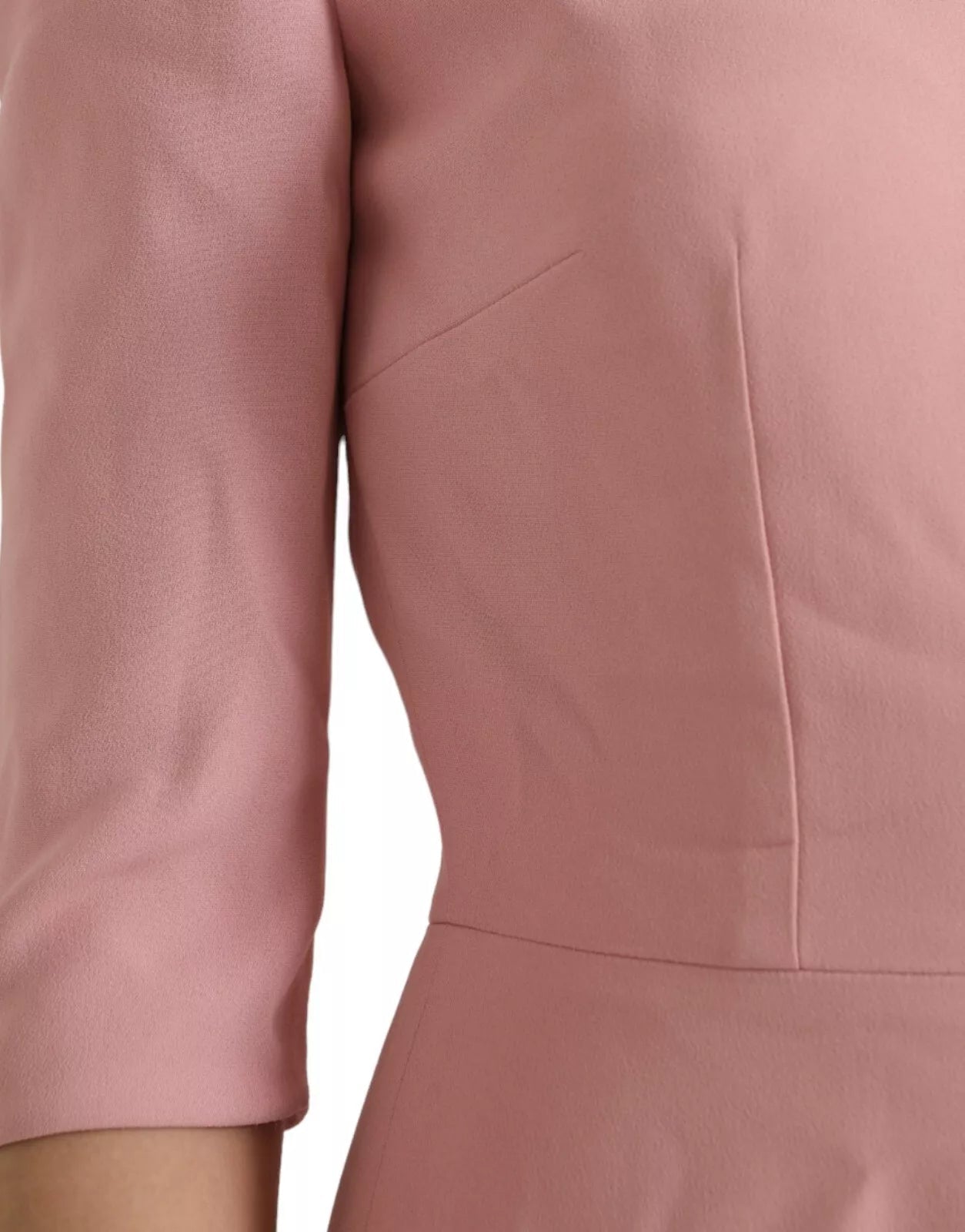 Dolce & Gabbana Pink A-line Flare Viscose Short Sleeves Dress LUNESCAPE