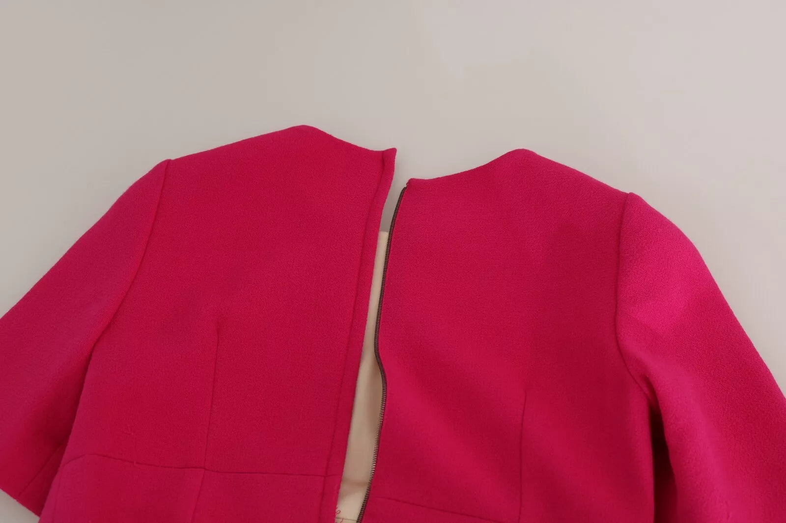 Dolce & Gabbana Pink Italia Forever Crystal Sheath Dress LUNESCAPE