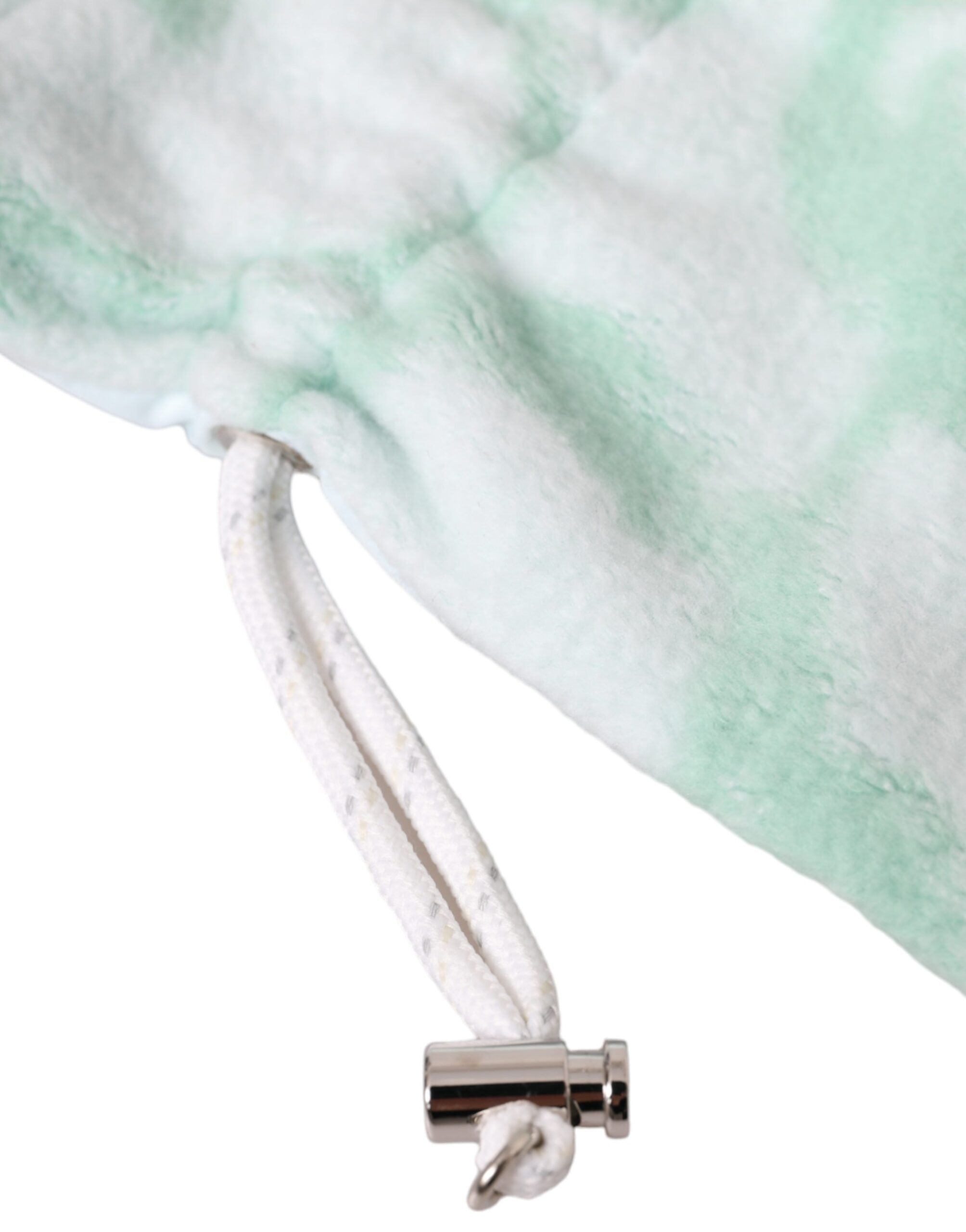 Dolce & Gabbana White Fleece Wrist Length Mitten Gloves LUNESCAPE