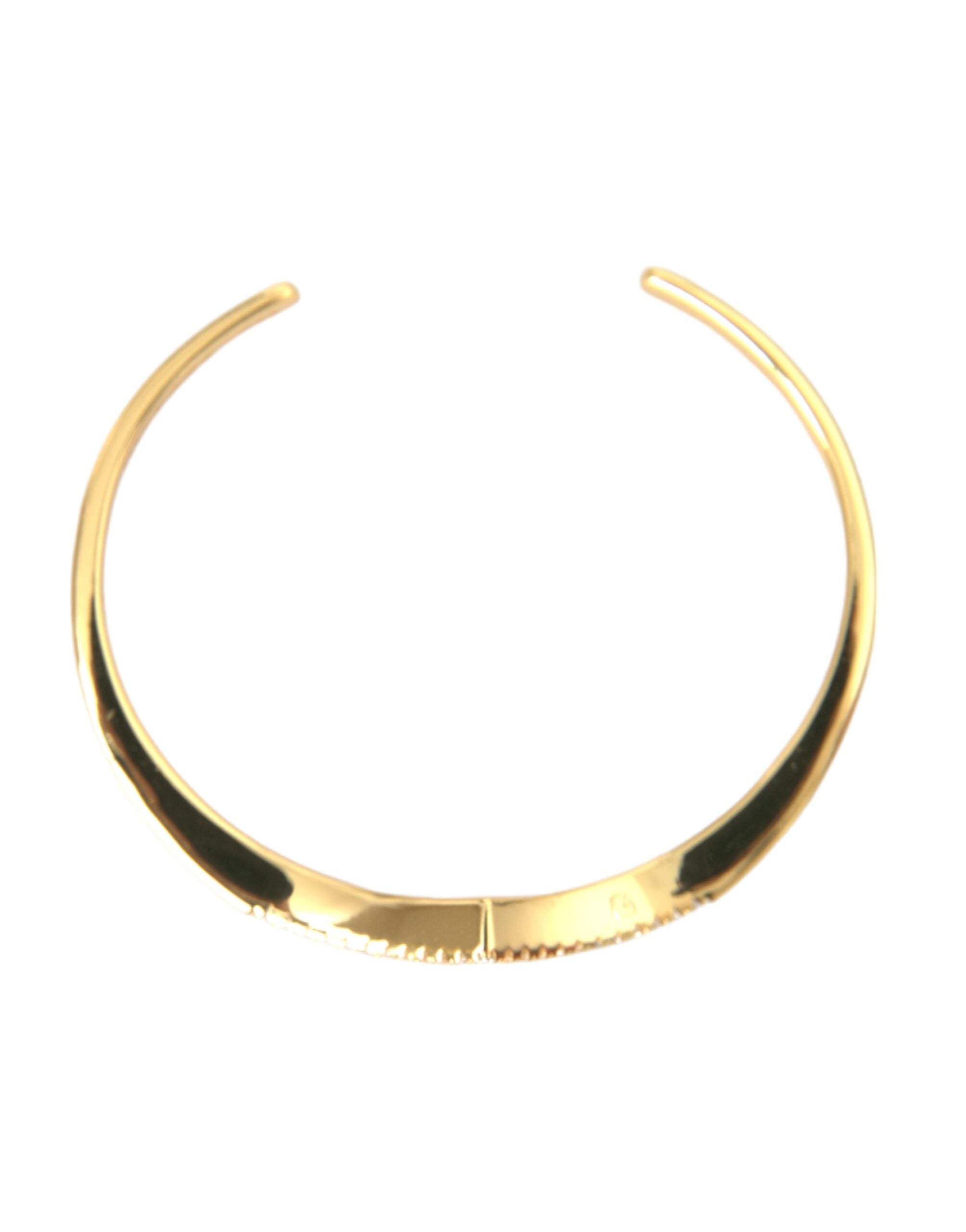 Nialaya Arched Wing Cuff Skyfall Gold CZ 925 Bracelet LUNESCAPE