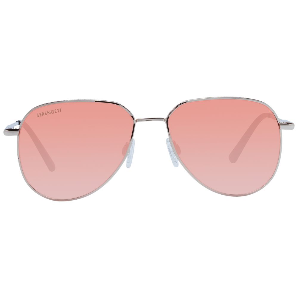 Serengeti Rose Gold Metal Sunglasses